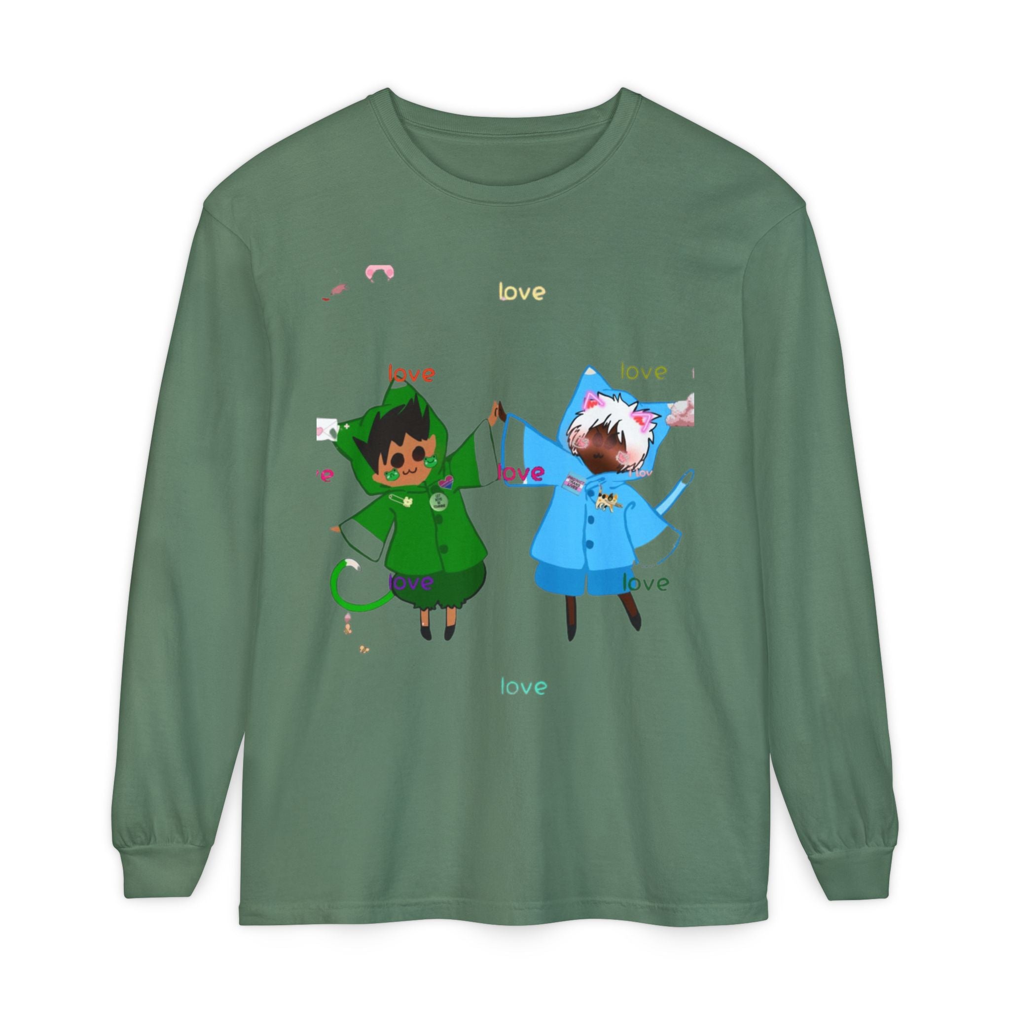 Unisex Garment-dyed Long Sleeve T-Shirt