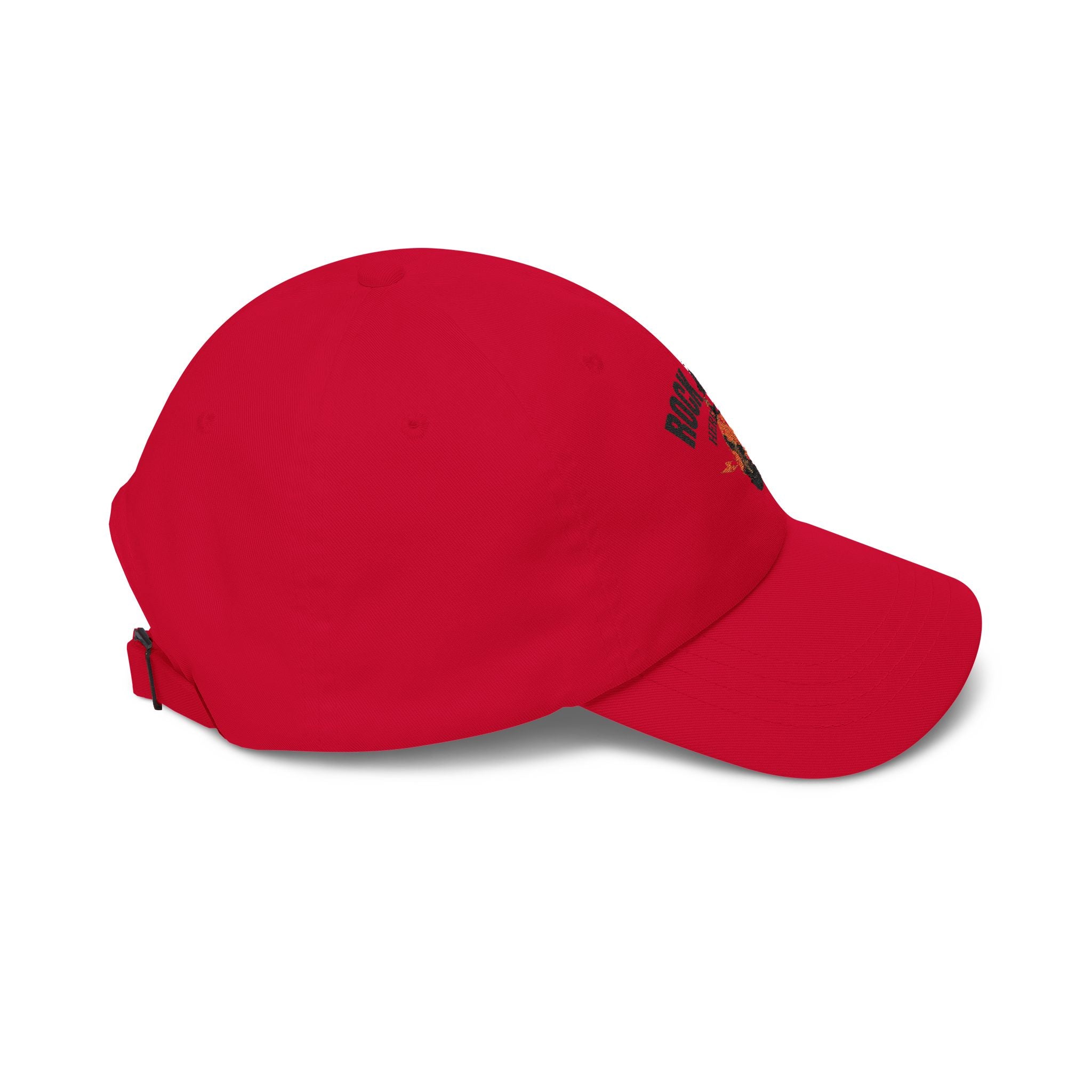 Rock & Roll Dad Cap — Retro Guitar Flames Baseball Hat