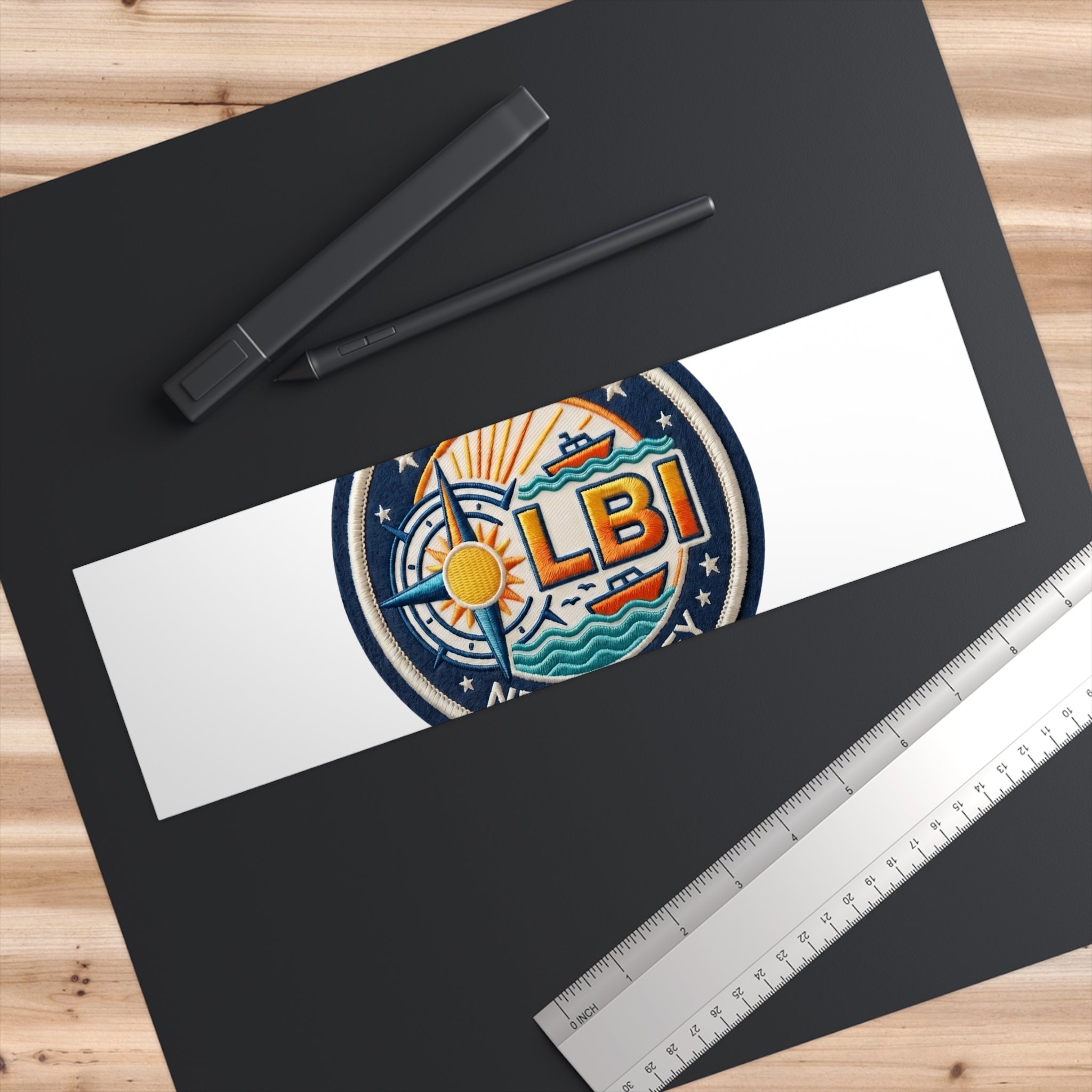 LBI New Jersey Beach Sticker — Retro Long Beach Island Decal