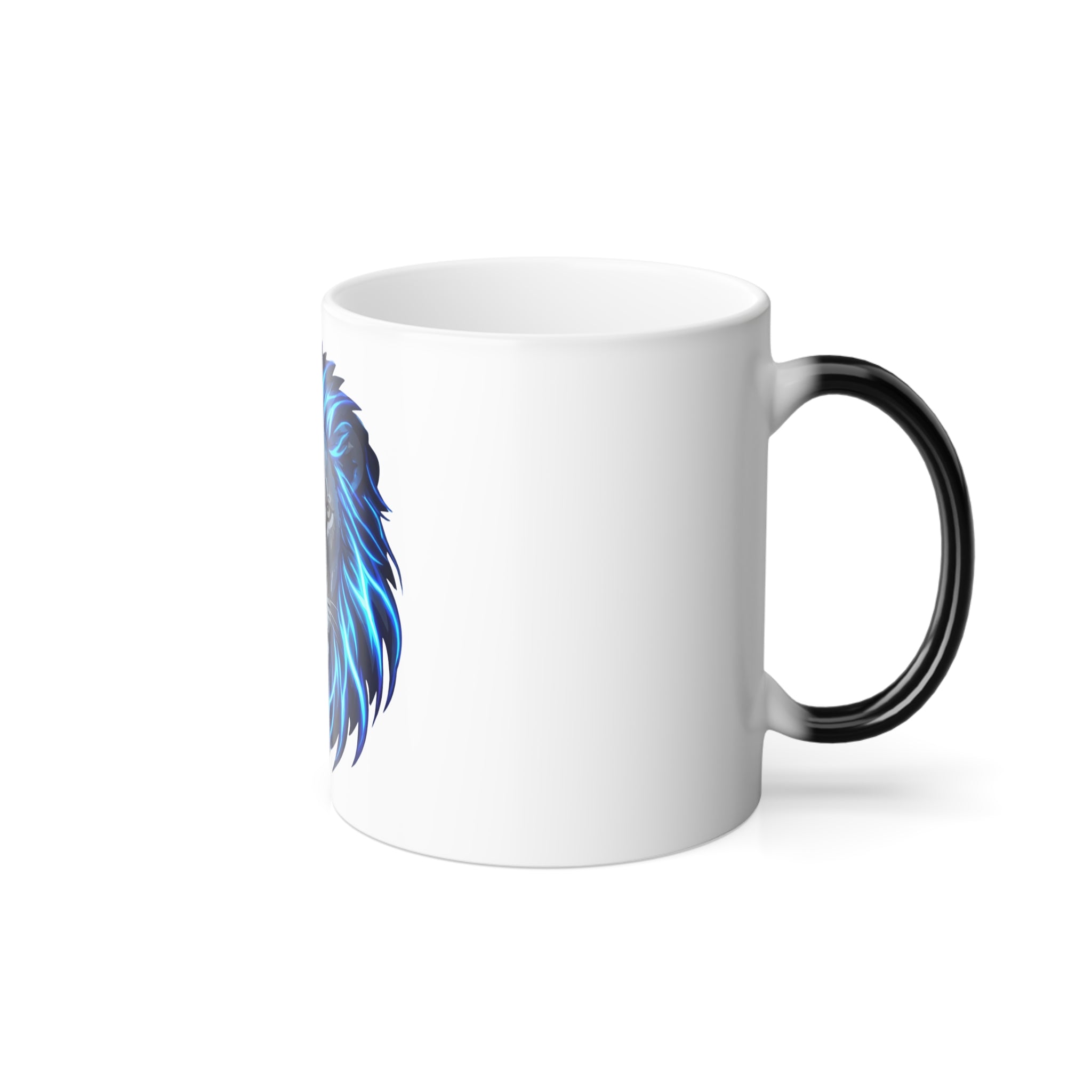 Blue Lion Color-Changing Mug — 11oz Heat Reveal Coffee Cup