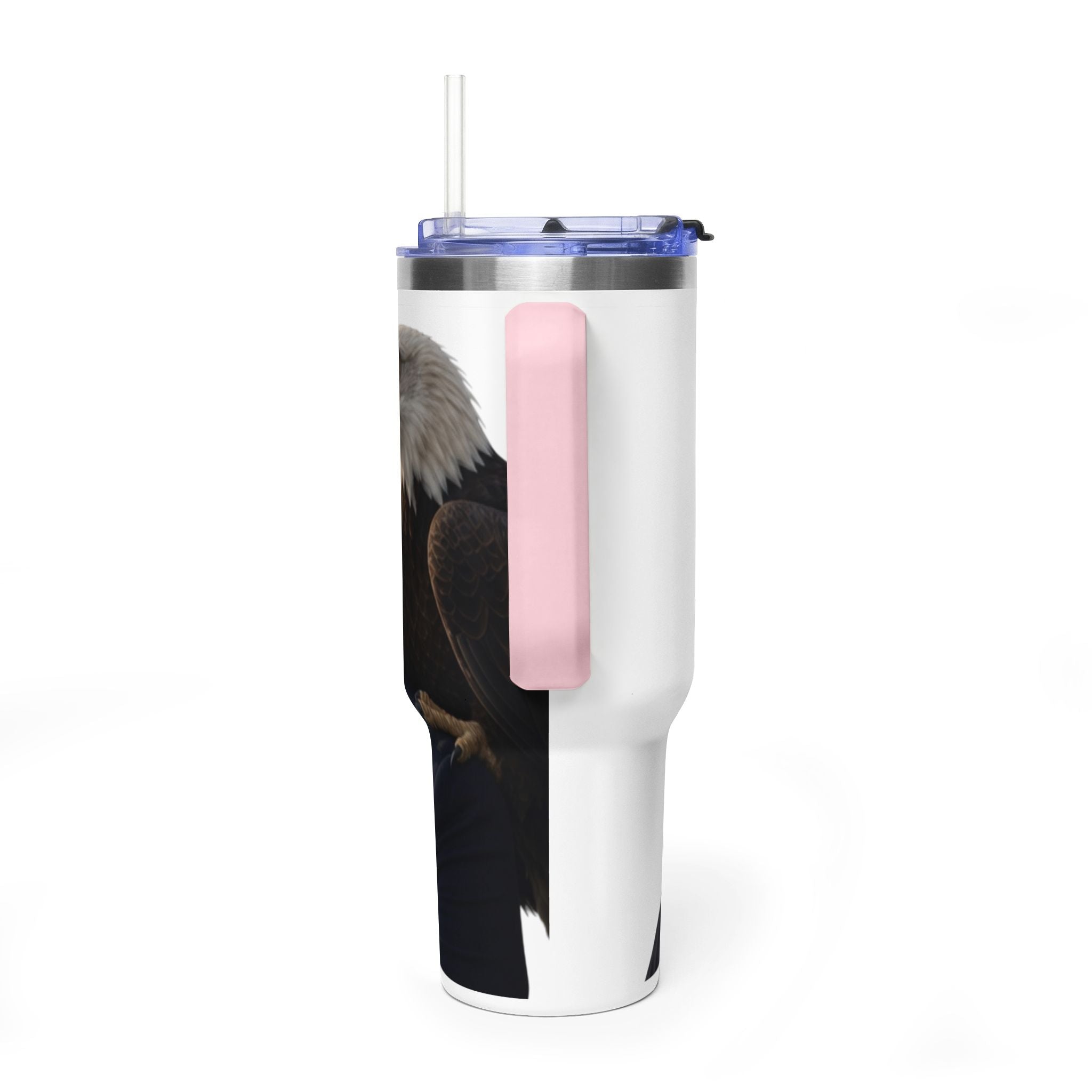 40oz Vacuum Tumbler — Thoughtful Portrait Travel Mug