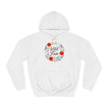 Wild & Free Floral Hoodie — Women's Boho Inspirational Sweatshirt