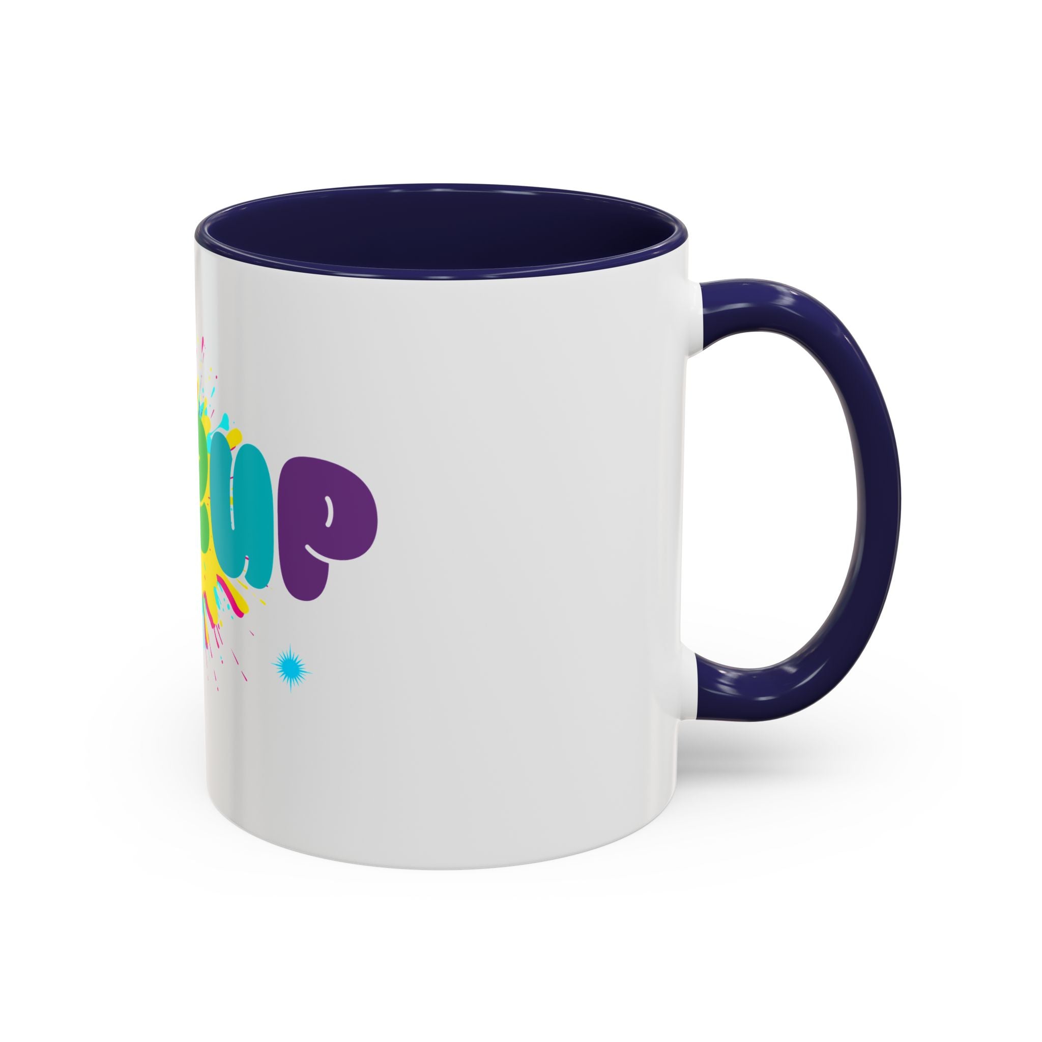 Wazzup Rainbow Splash Accent Coffee Mug (11/15oz)