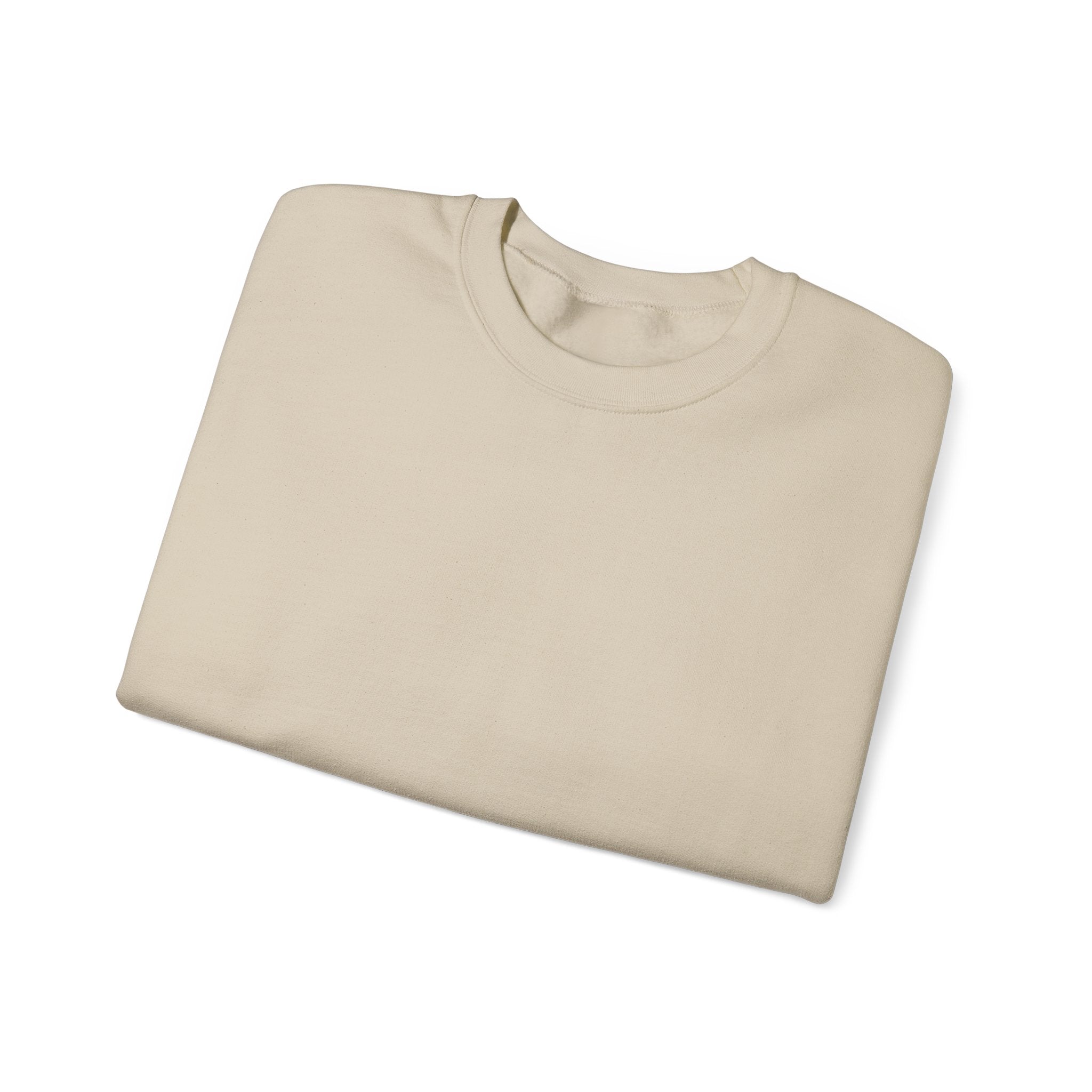 Crewneck Sweatshirt — Back Graphic Positive Notes Design ("A Place For Everyone Here")