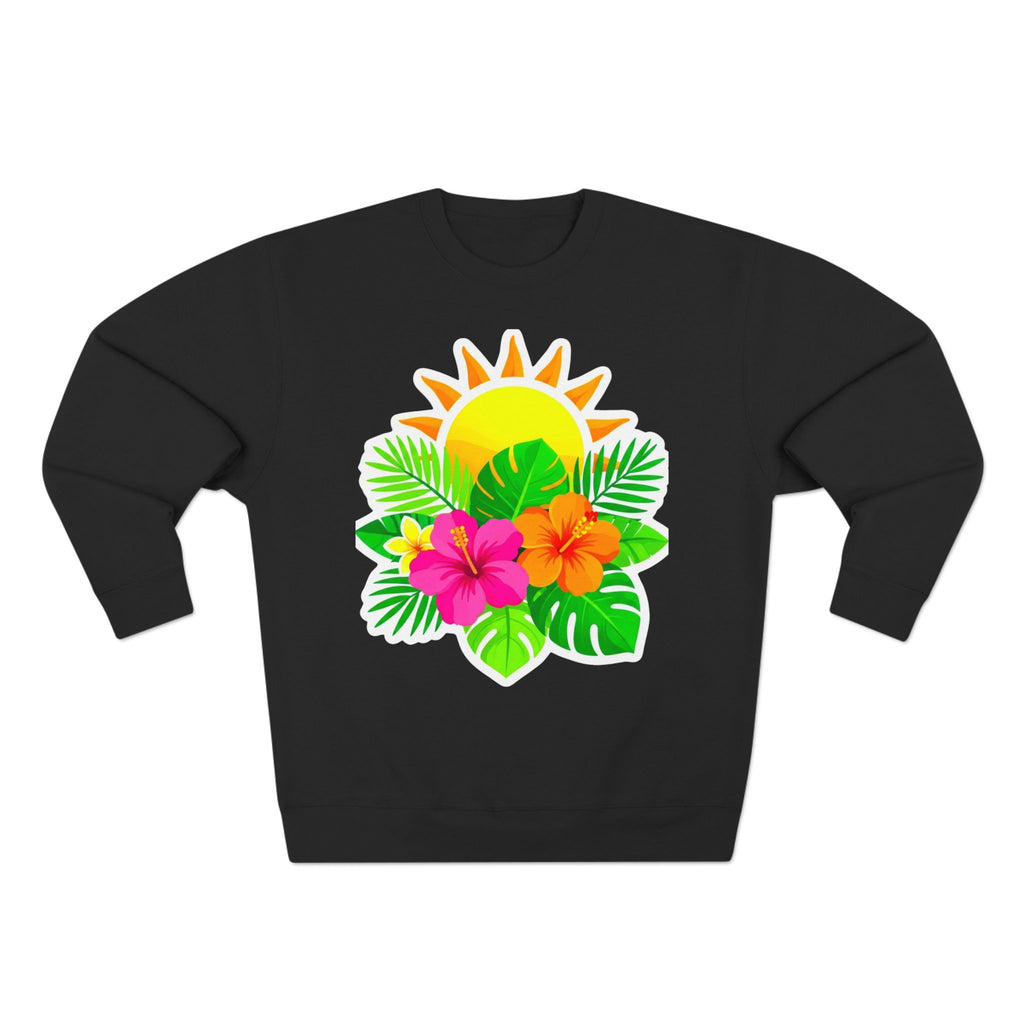 Tropical Hibiscus Crewneck Sweatshirt