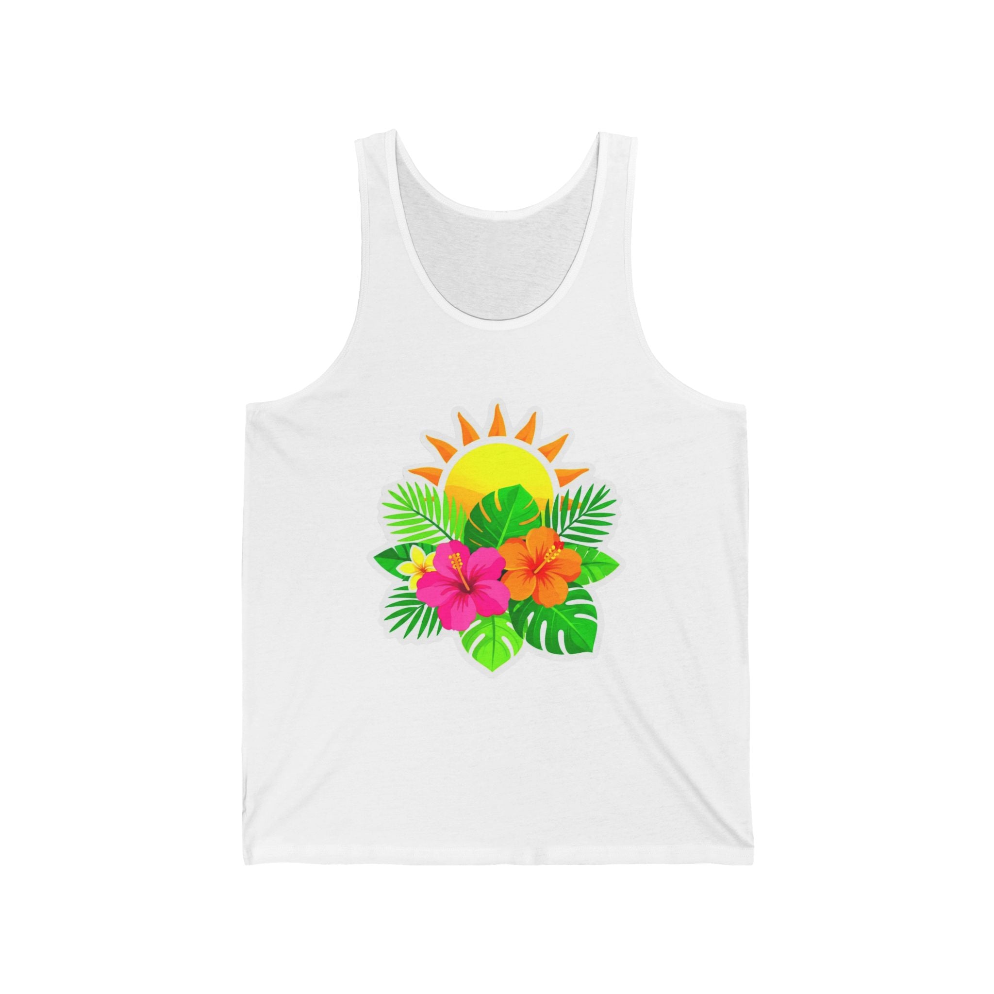 Tropical Sunset Tank Top — Hibiscus & Palm Beachwear