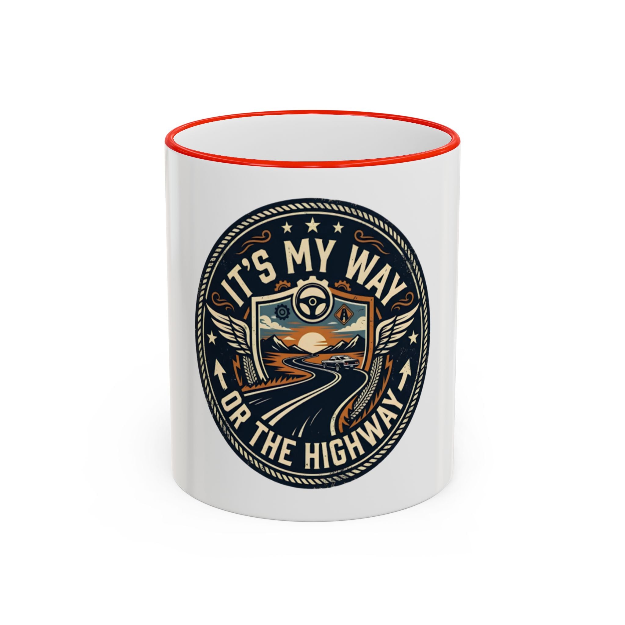Accent Rim & Handle Mug (11oz, 15oz)