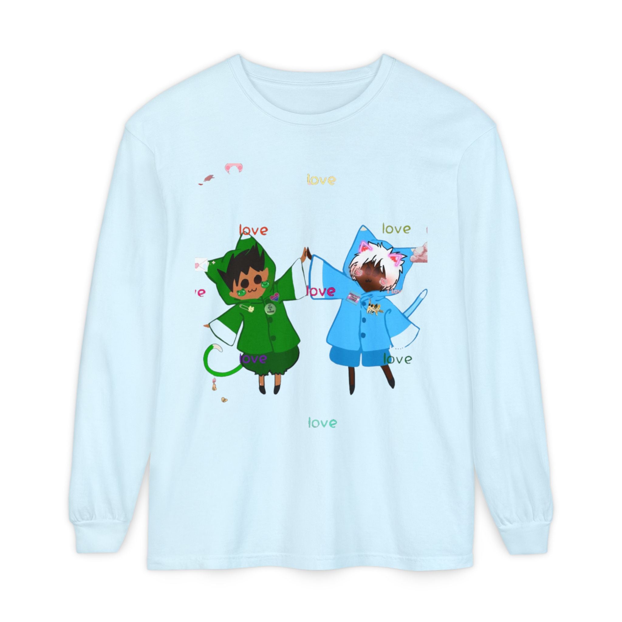 Unisex Garment-dyed Long Sleeve T-Shirt