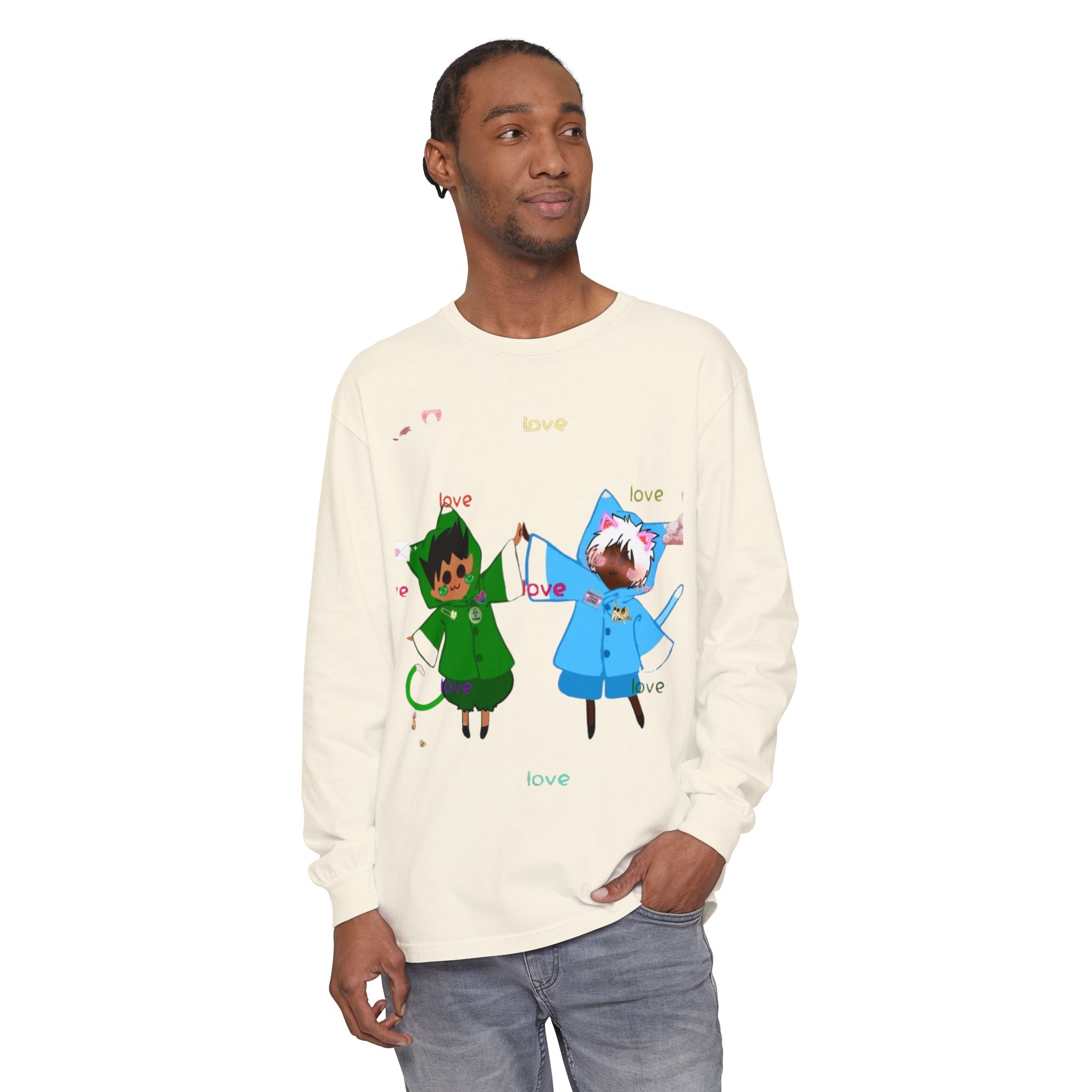 Unisex Garment-dyed Long Sleeve T-Shirt