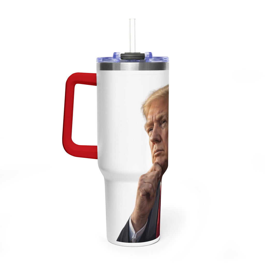 40oz Vacuum Tumbler — Thoughtful Portrait Travel Mug