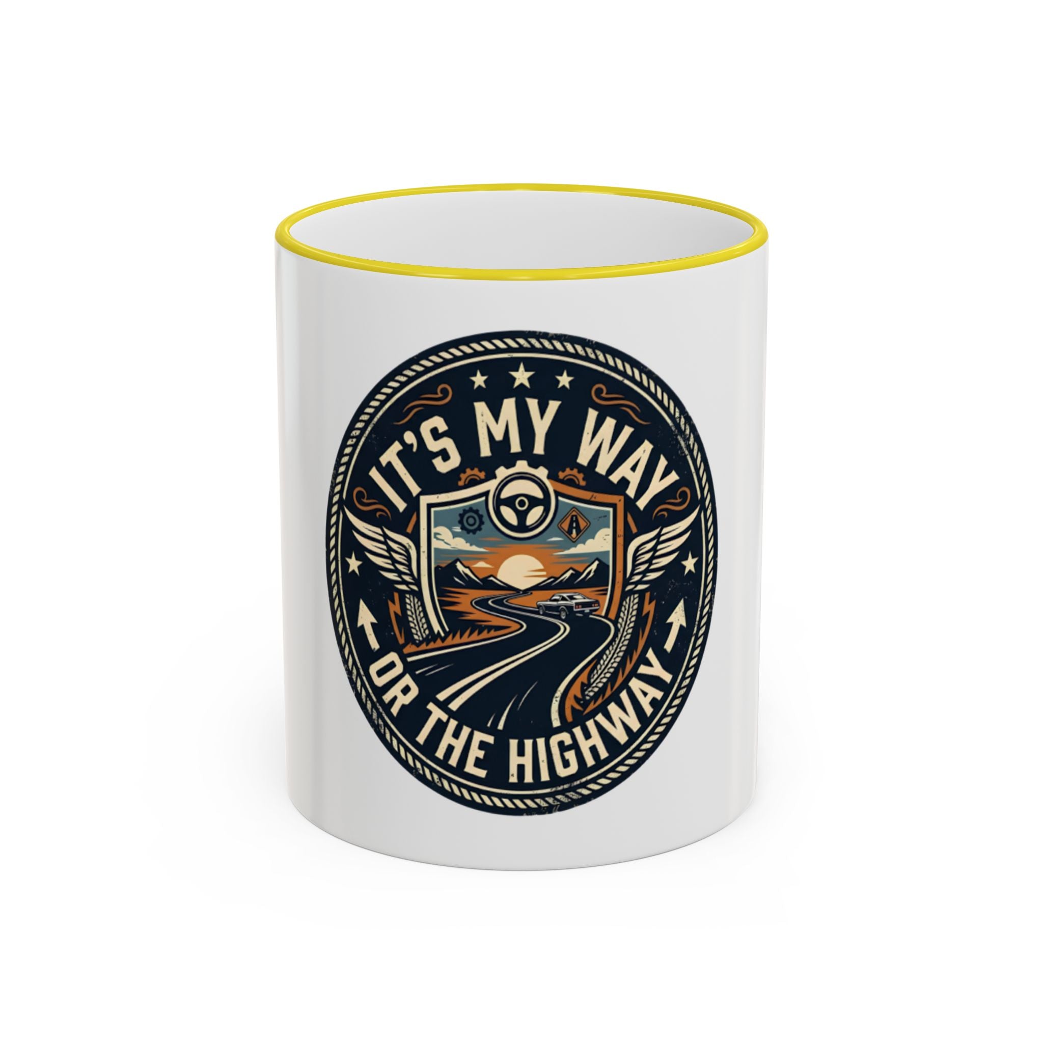 Accent Rim & Handle Mug (11oz, 15oz)