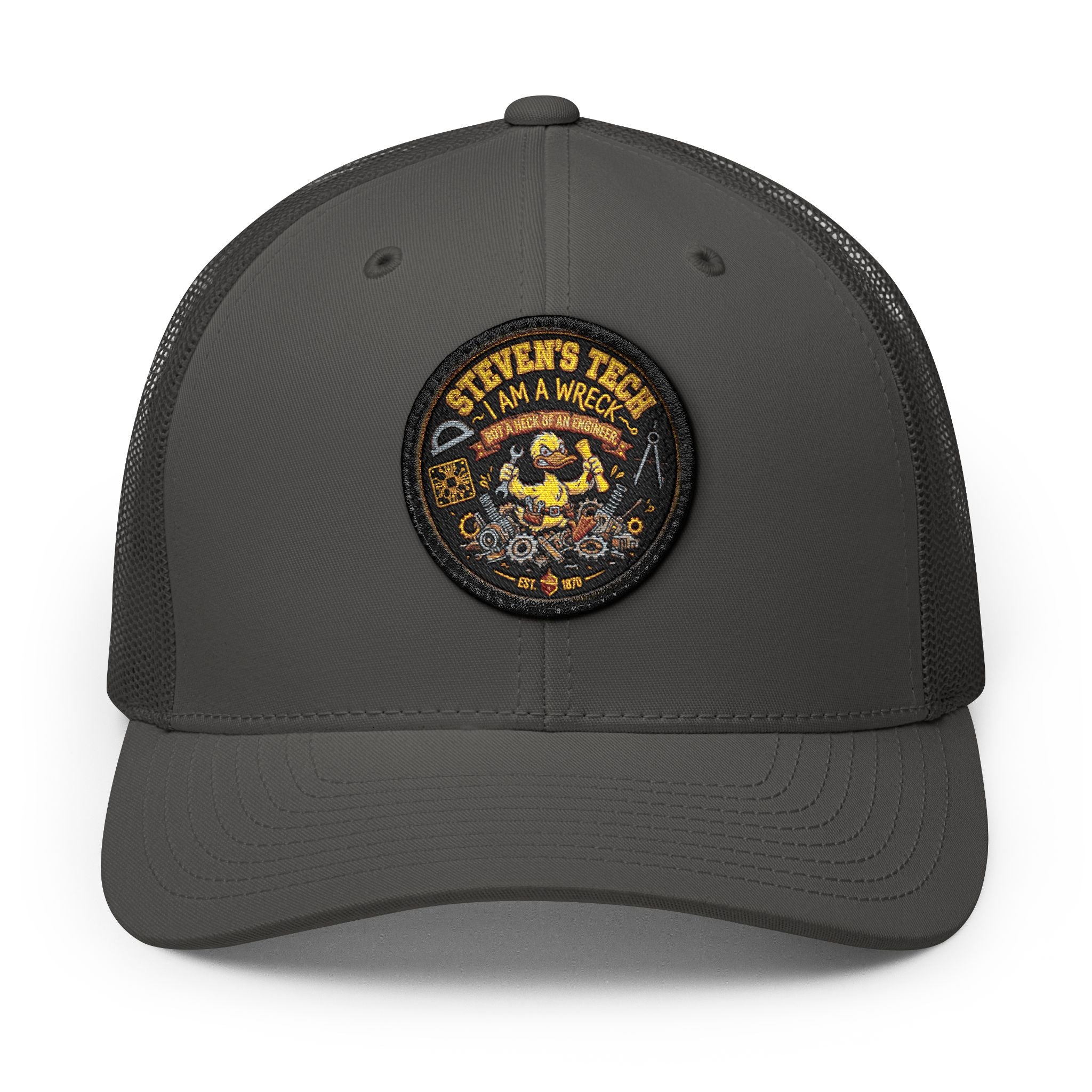 Snapback Trucker Cap with Patch (Embroidery)