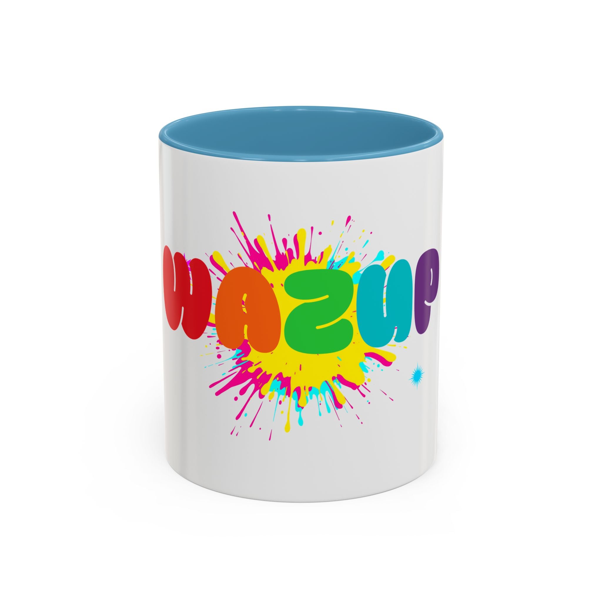 Wazzup Rainbow Splash Accent Coffee Mug (11/15oz)