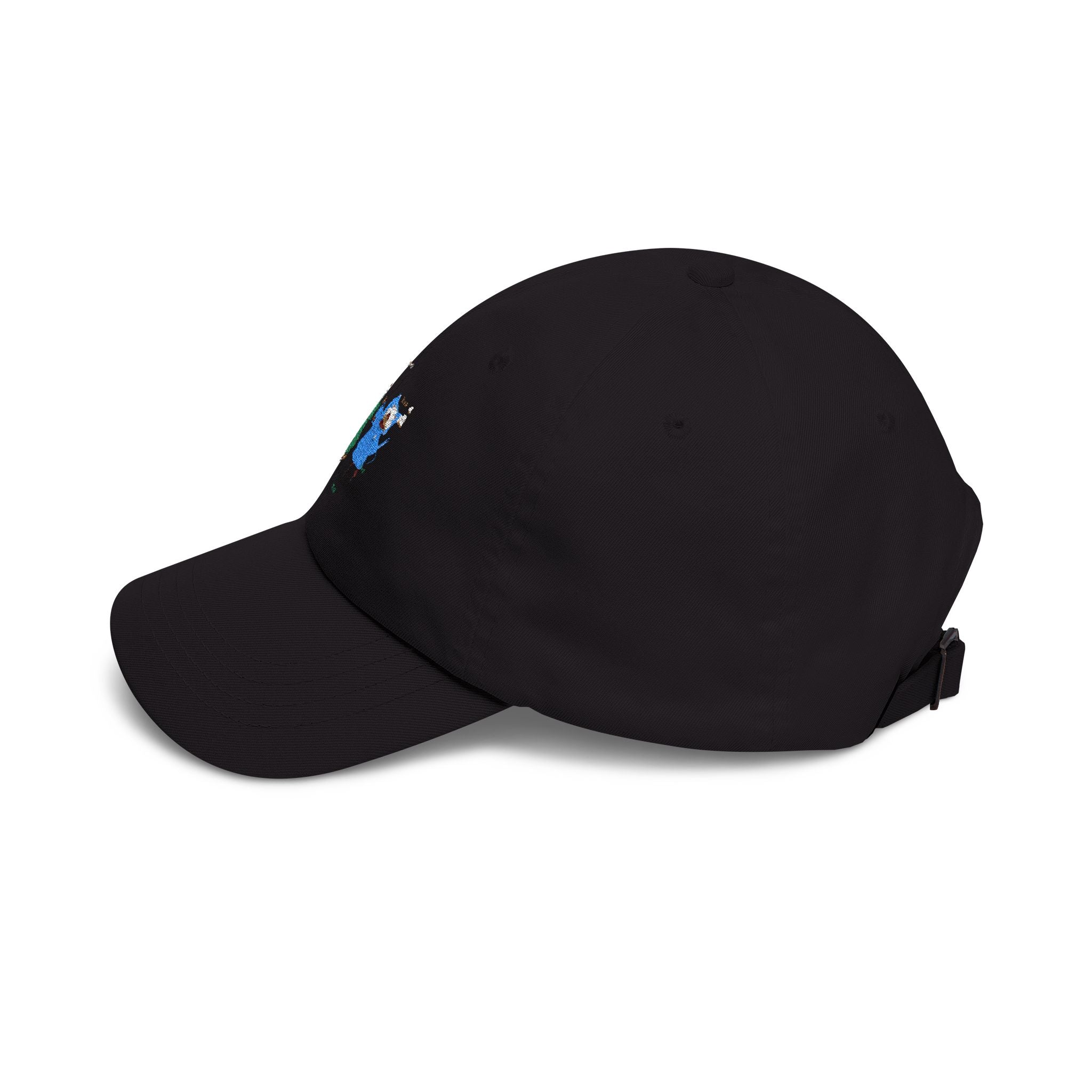 Dad Cap — Cute Watercolor Rain Kids Design (Blue & Green)
