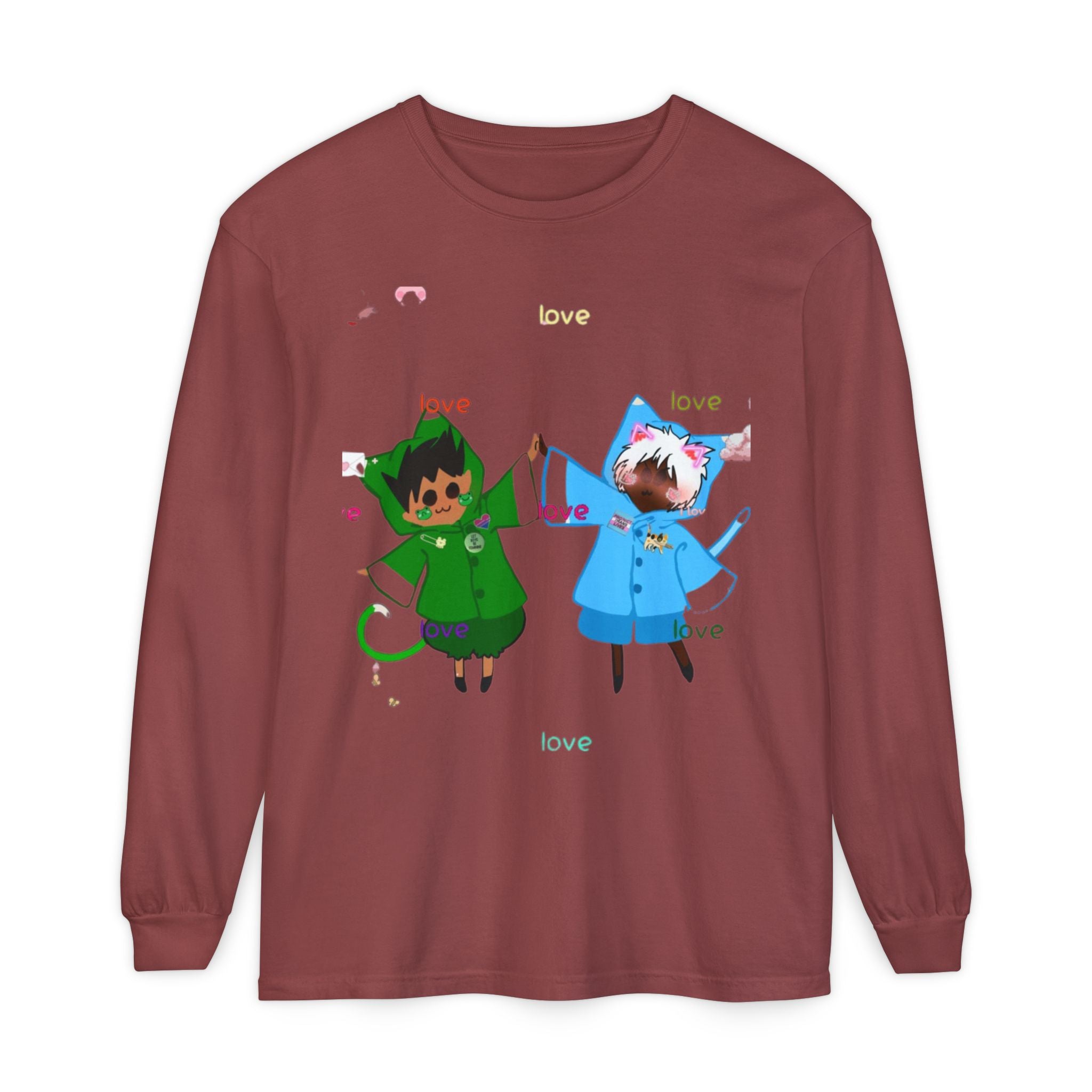 Unisex Garment-dyed Long Sleeve T-Shirt