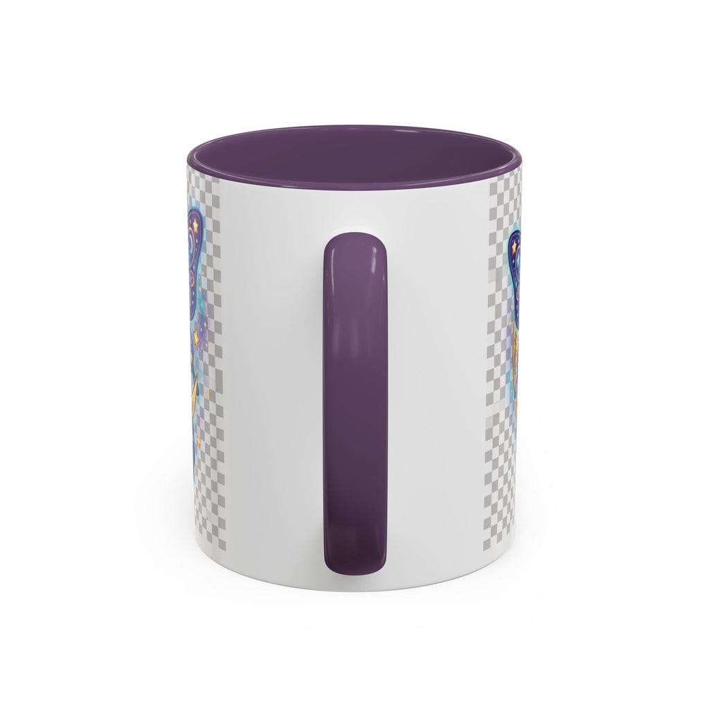 Magic Moon Cat Accent Mug — Cute Fantasy Butterfly Kitty Coffee Cup (11/15oz)