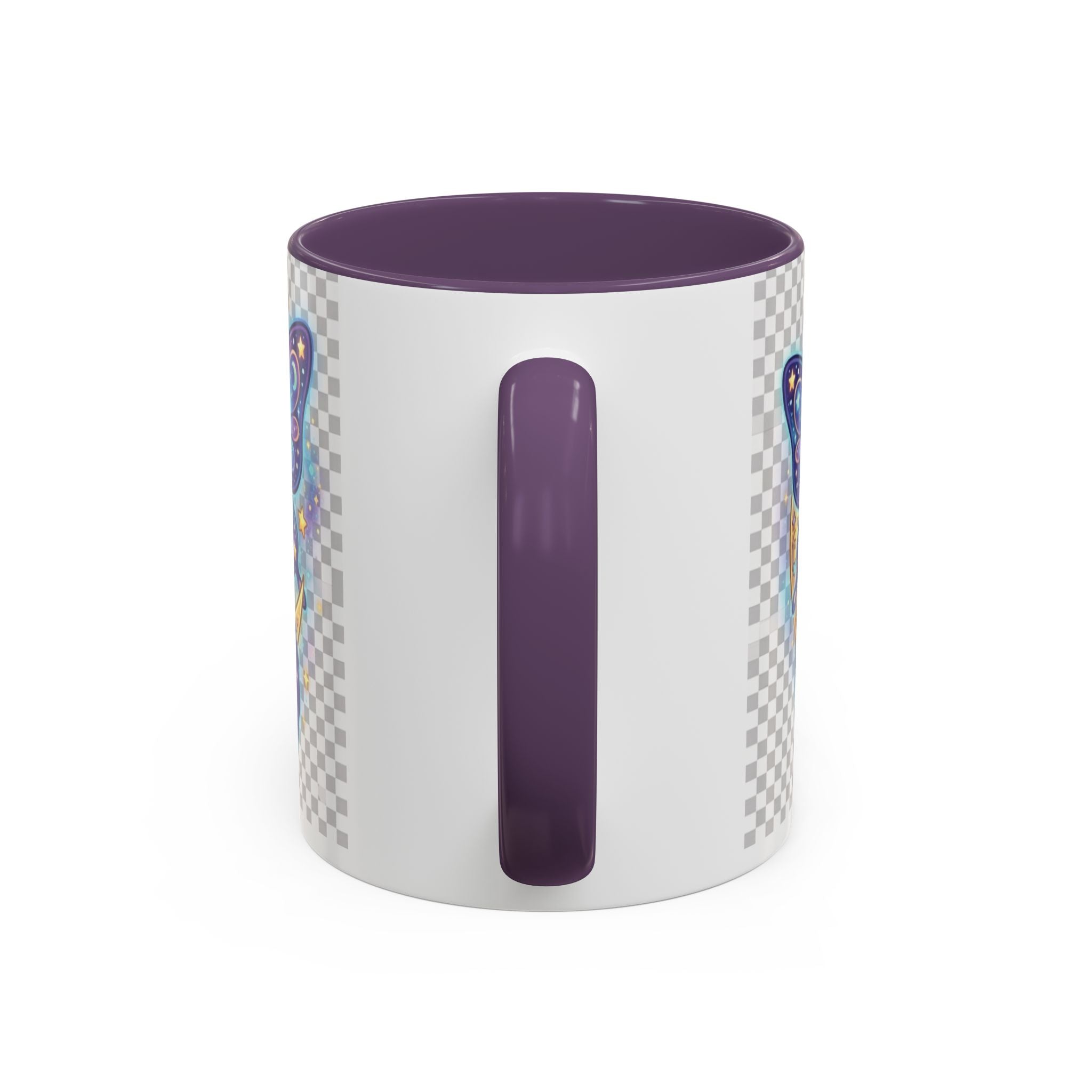 Magic Moon Cat Accent Mug — Cute Fantasy Butterfly Kitty Coffee Cup (11/15oz)