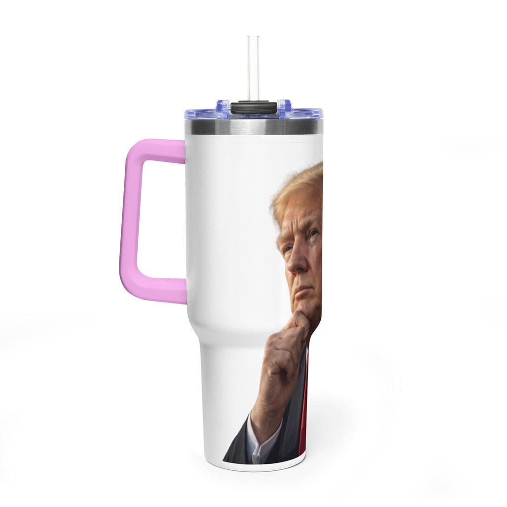 40oz Vacuum Tumbler — Thoughtful Portrait Travel Mug