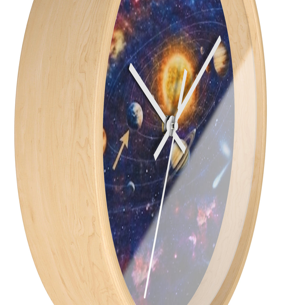 Galaxy Solar System Wall Clock — Decorative Space-Themed Clock for Kids & Sci‑Fi Fans