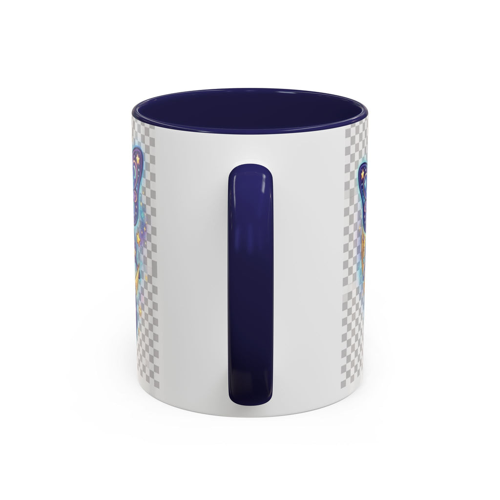 Magic Moon Cat Accent Mug — Cute Fantasy Butterfly Kitty Coffee Cup (11/15oz)