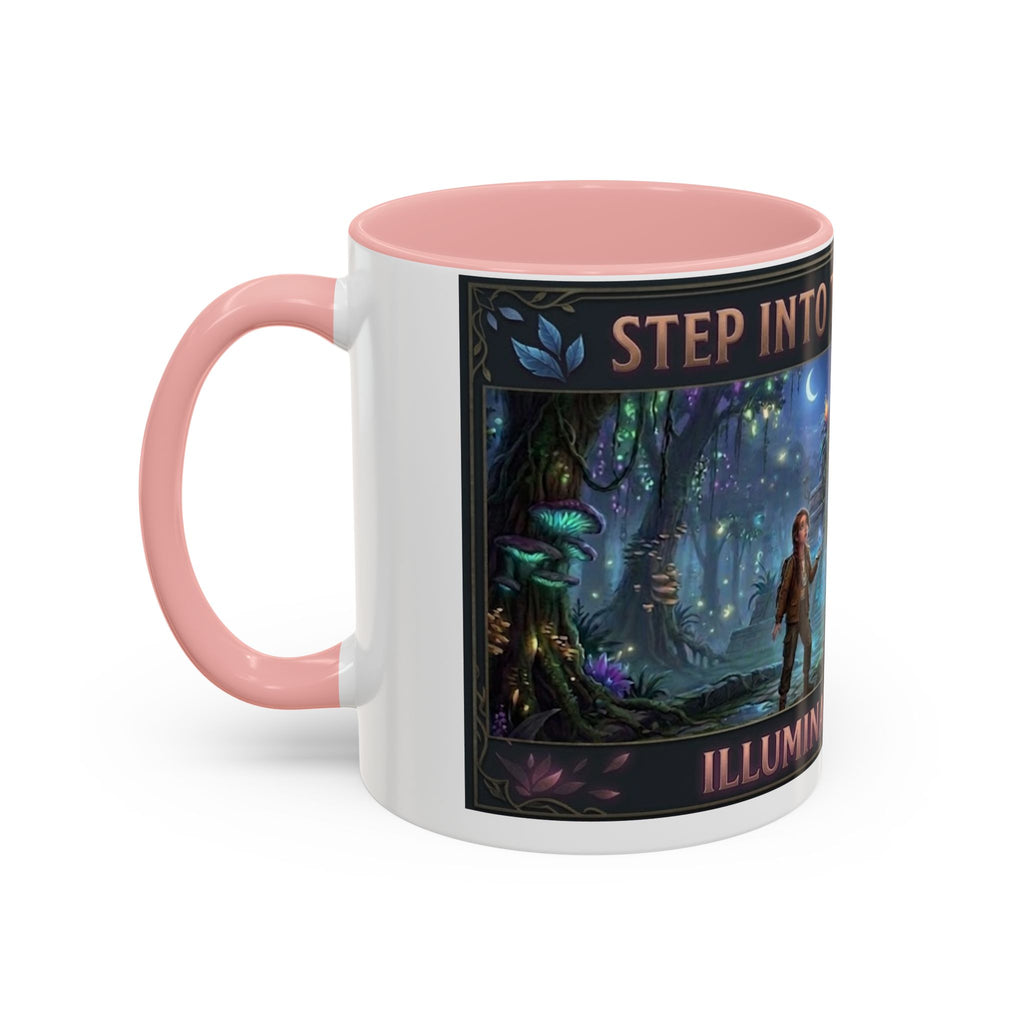 Mystical Adventure Coffee Mug — "Step Into the Unknown, Illuminate the Past"