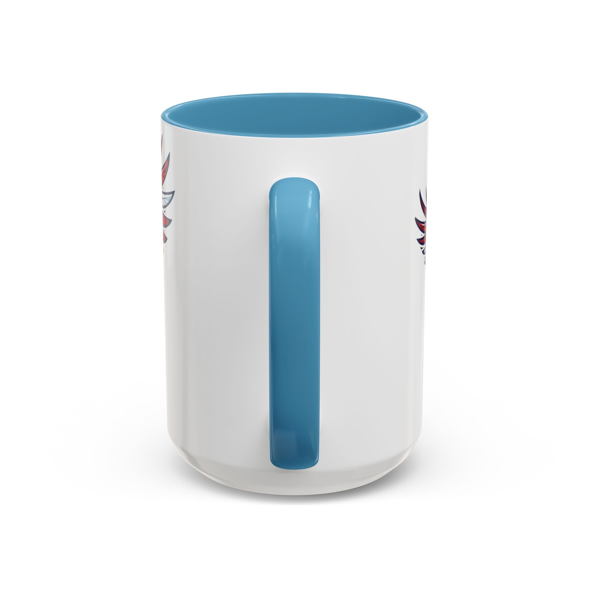 Patriotic Eagle Accent Coffee Mug — Red White & Blue Flying Eagle (11/15oz)