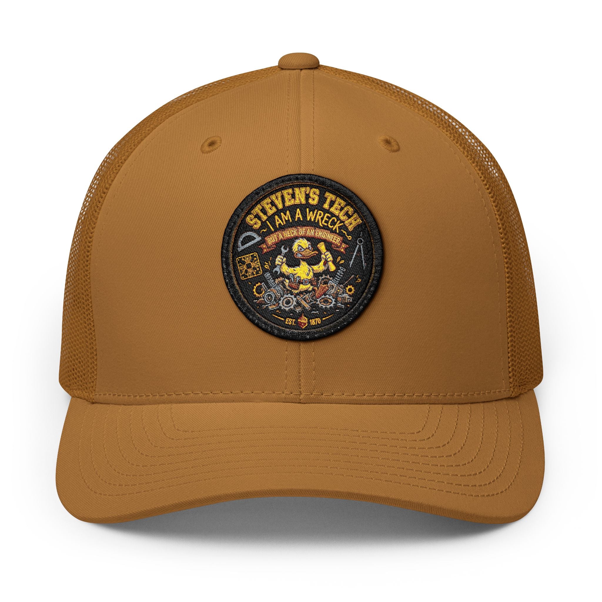 Snapback Trucker Cap with Patch (Embroidery)