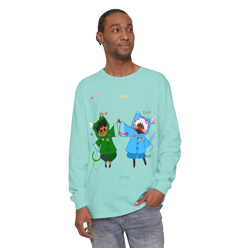 Unisex Garment-dyed Long Sleeve T-Shirt