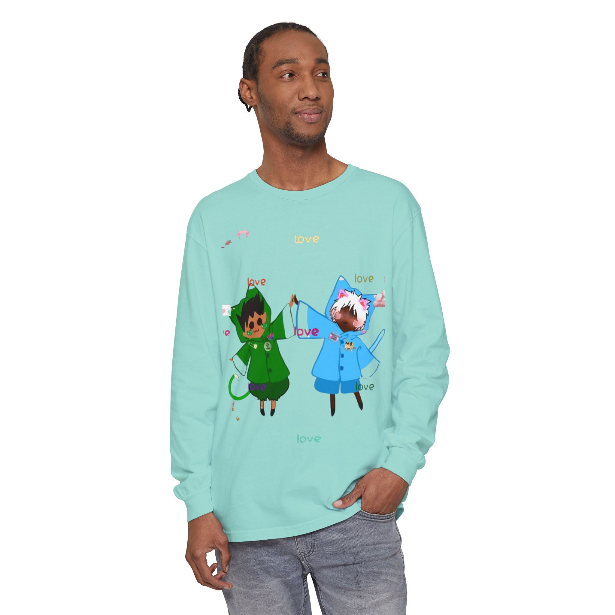 Unisex Garment-dyed Long Sleeve T-Shirt