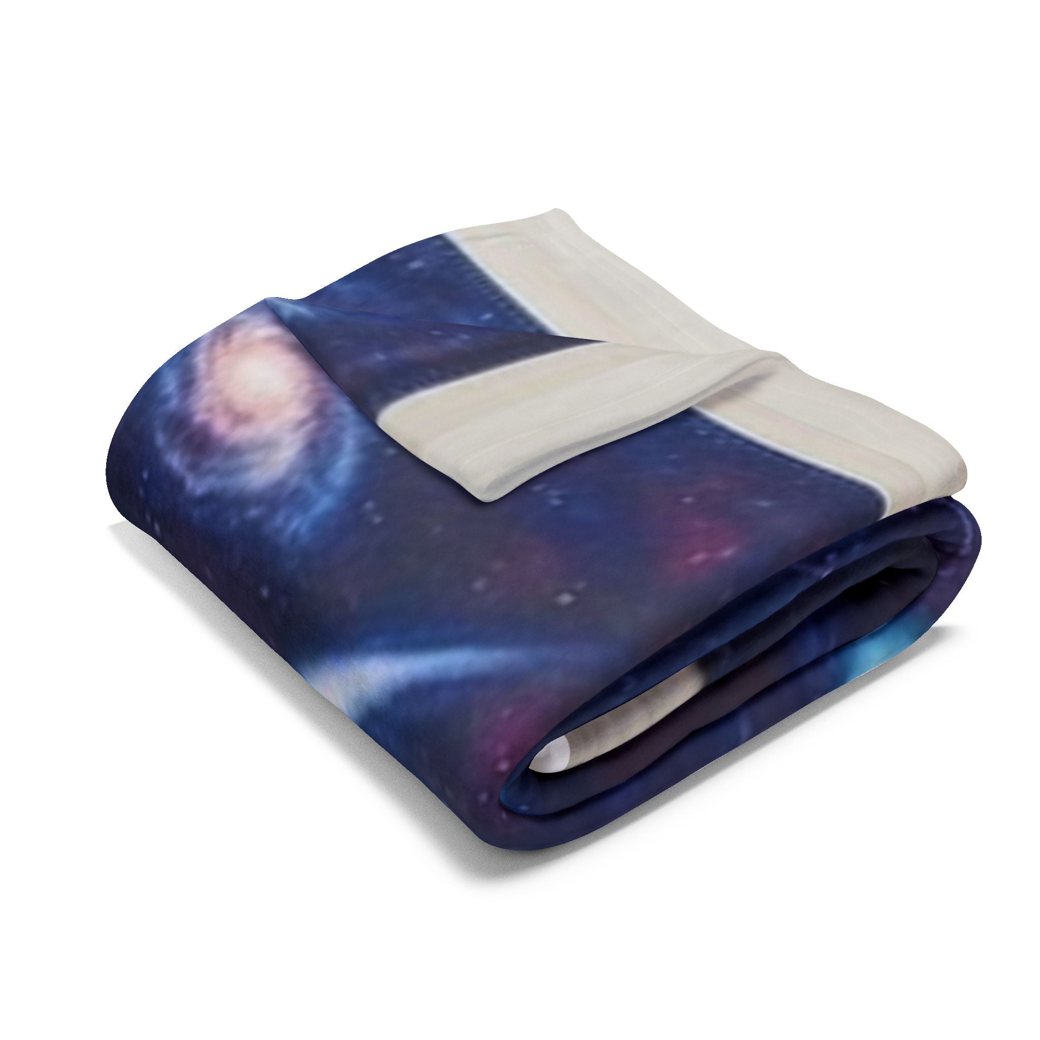 Solar System Galaxy Fleece Blanket — Space Planets & Comets Throw