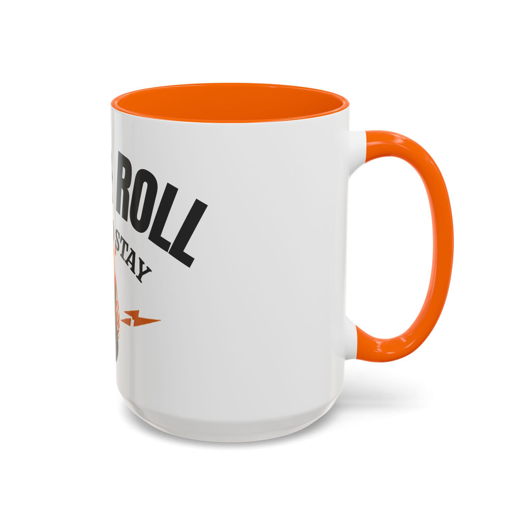 Rock & Roll Coffee Mug – "Here to Stay" Accent Ceramic Mug (11/15oz)