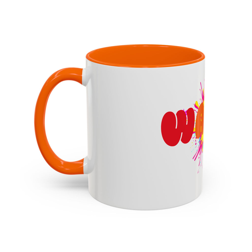 Wazzup Rainbow Splash Accent Coffee Mug (11/15oz)