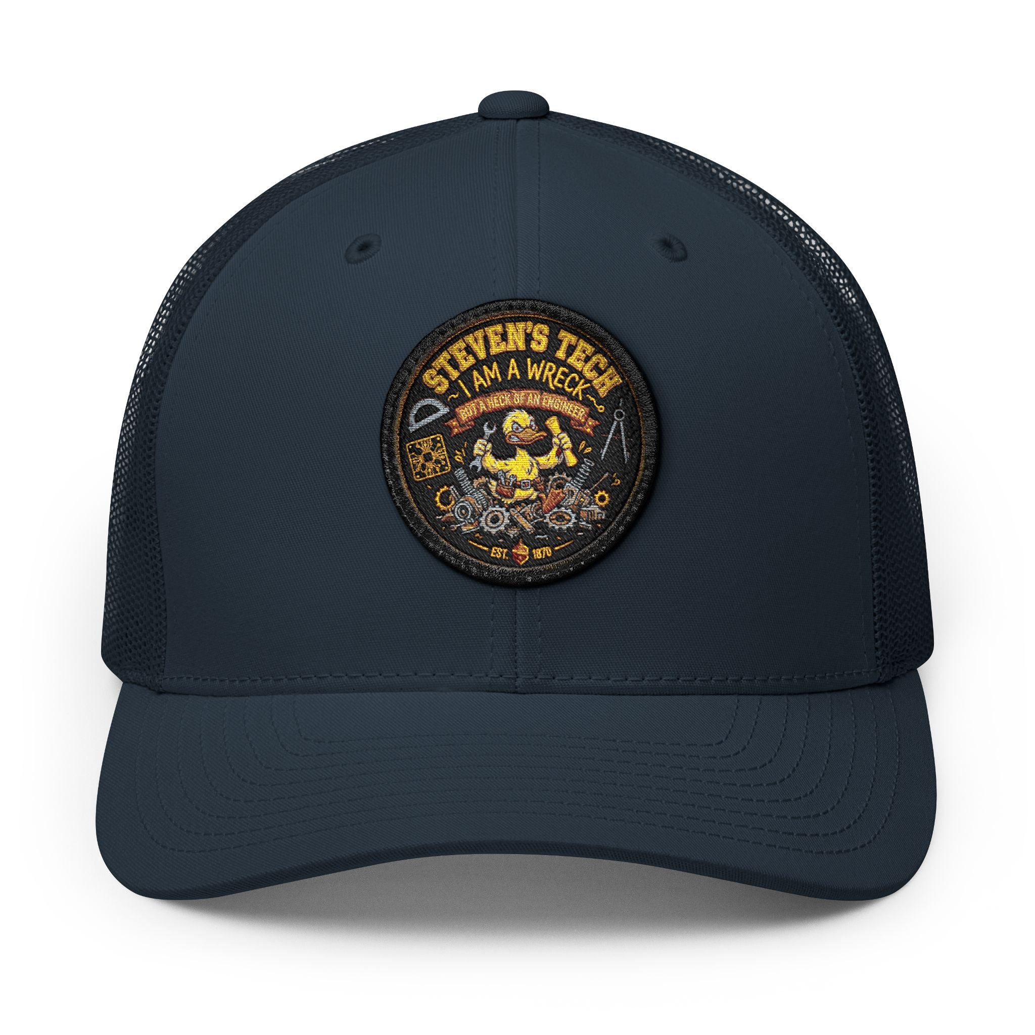 Snapback Trucker Cap with Patch (Embroidery)