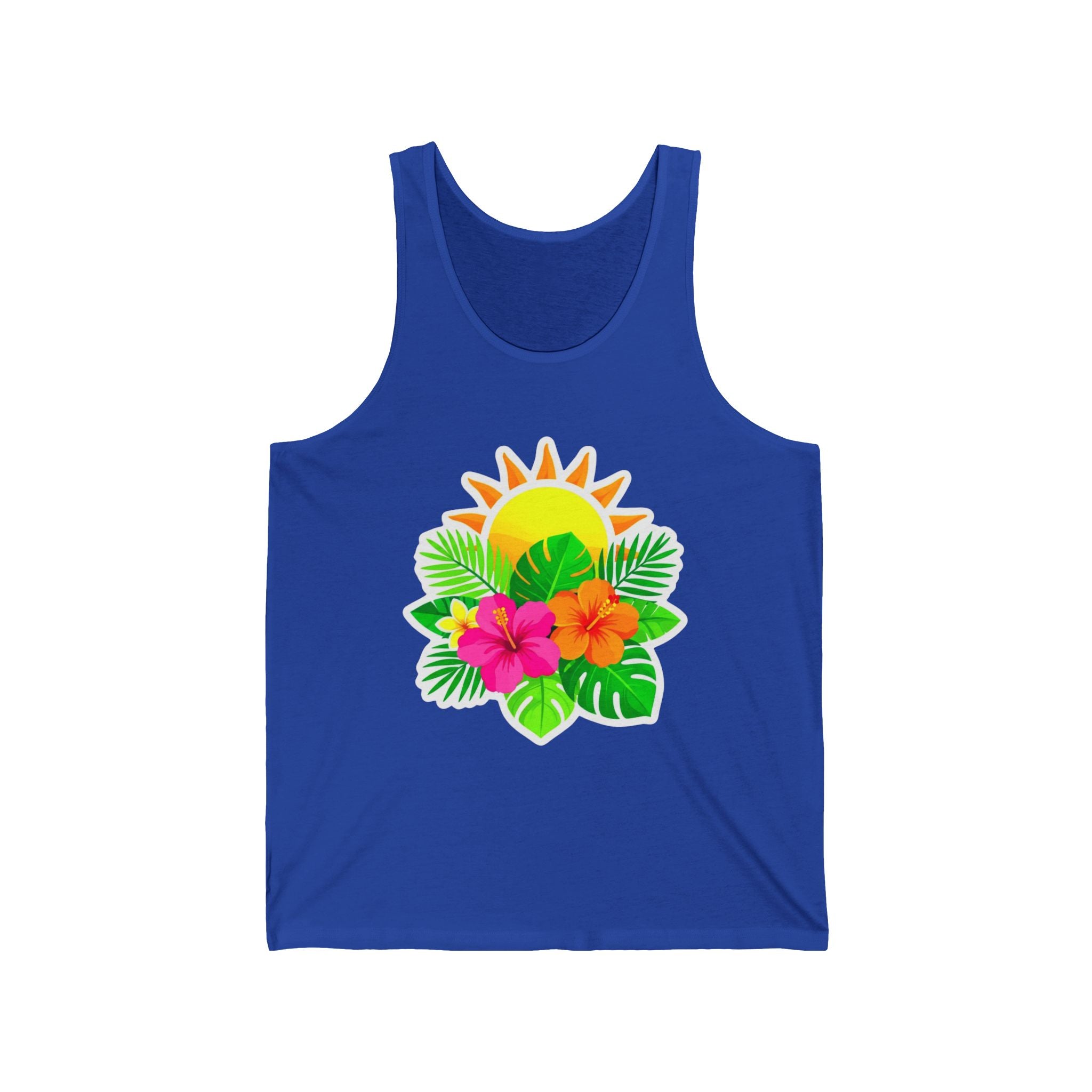 Tropical Sunset Tank Top — Hibiscus & Palm Beachwear