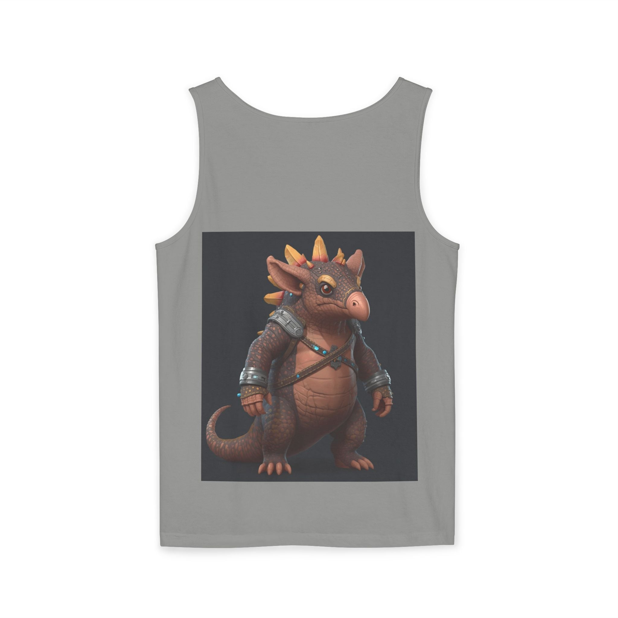 Dragon Warrior Tank Top — Cute Armored Baby Dragon Graphic