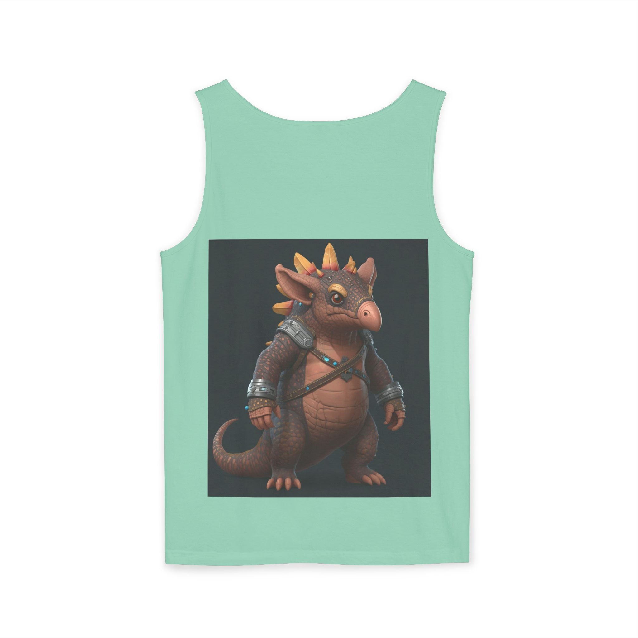 Dragon Warrior Tank Top — Cute Armored Baby Dragon Graphic
