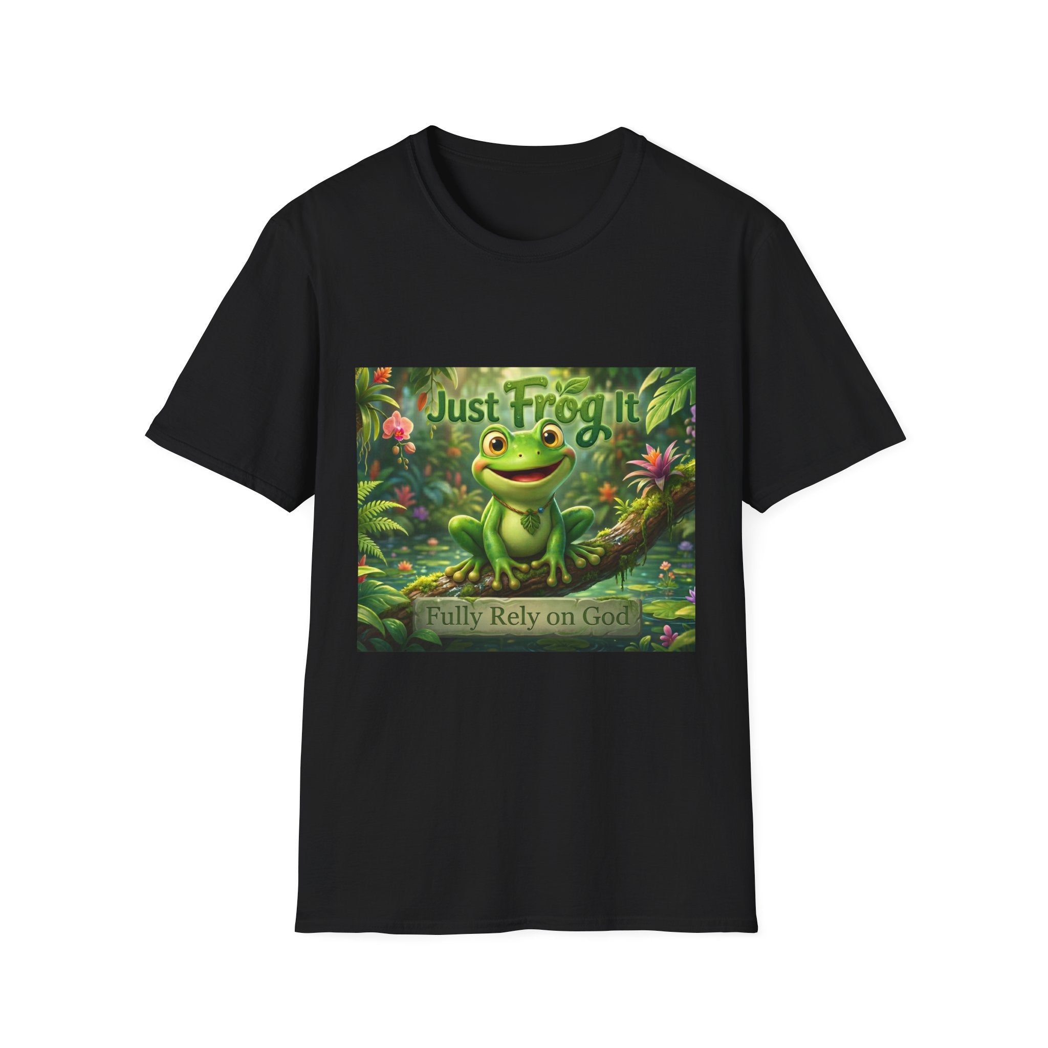 Just Frog It T-Shirt — Cute Frog Graphic Tee ("Just Frog It")