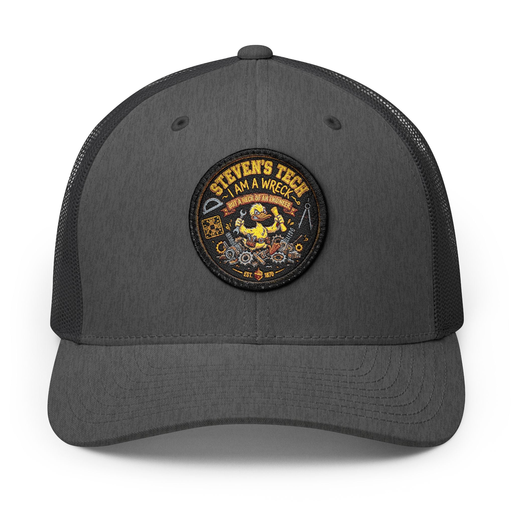 Snapback Trucker Cap with Patch (Embroidery)