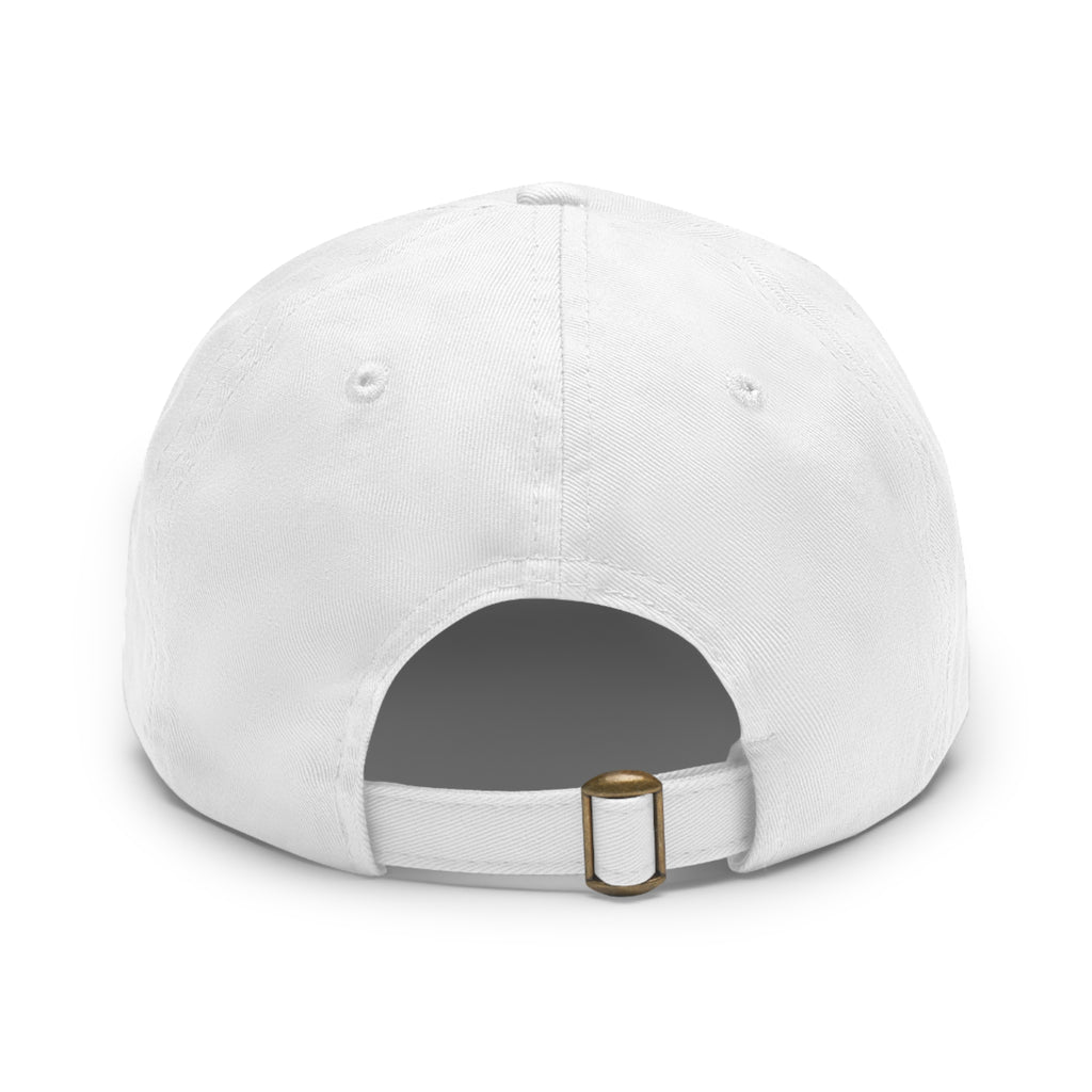 Frog Patch Dad Hat — 'Just Frog It' Leather Patch Baseball Cap