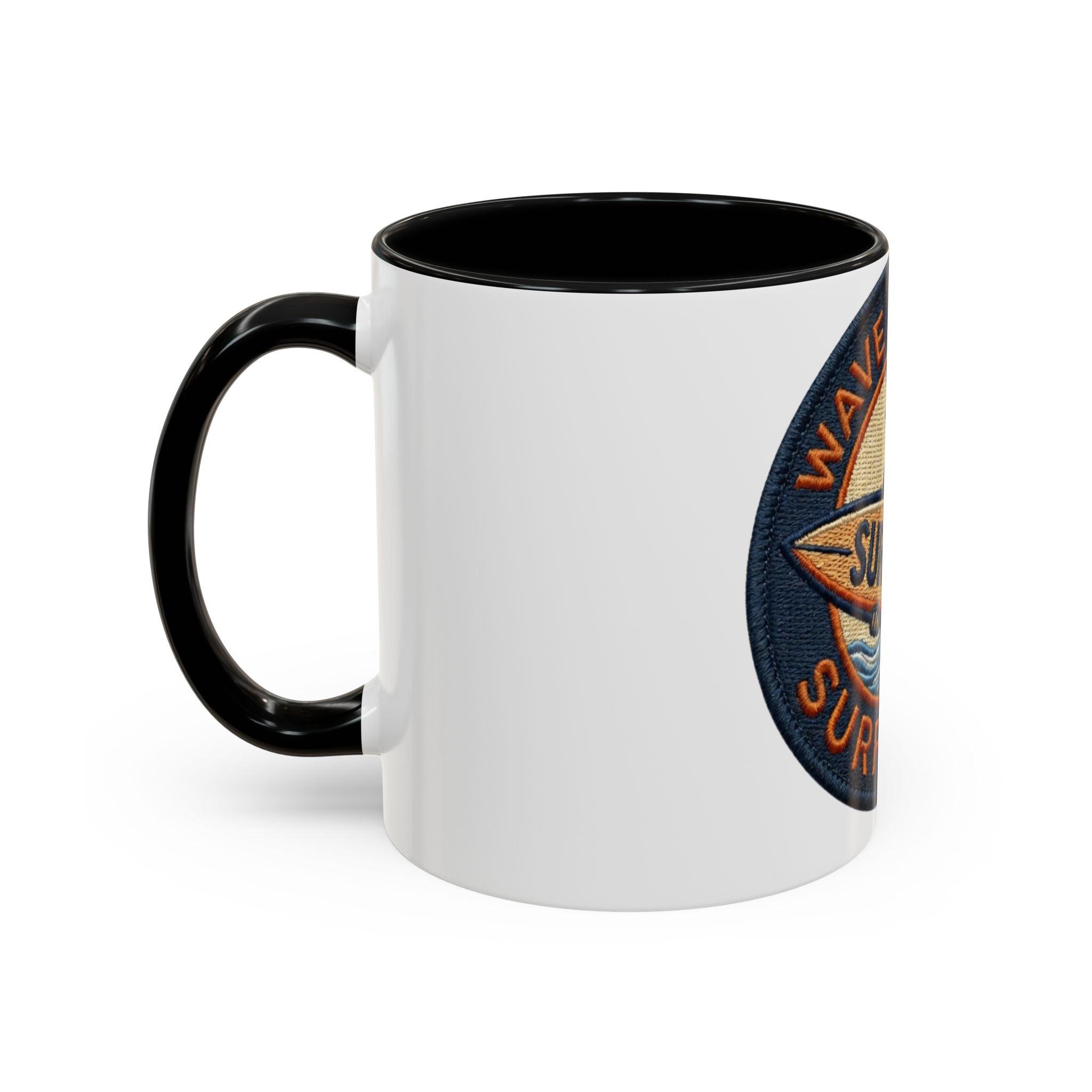 Surf's Up Wave Hunters Coffee Mug — Retro Surfin' USA Accent Mug