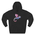 Dragon Watercolor Hoodie — Pastel Fantasy Flying Dragon Sweatshirt