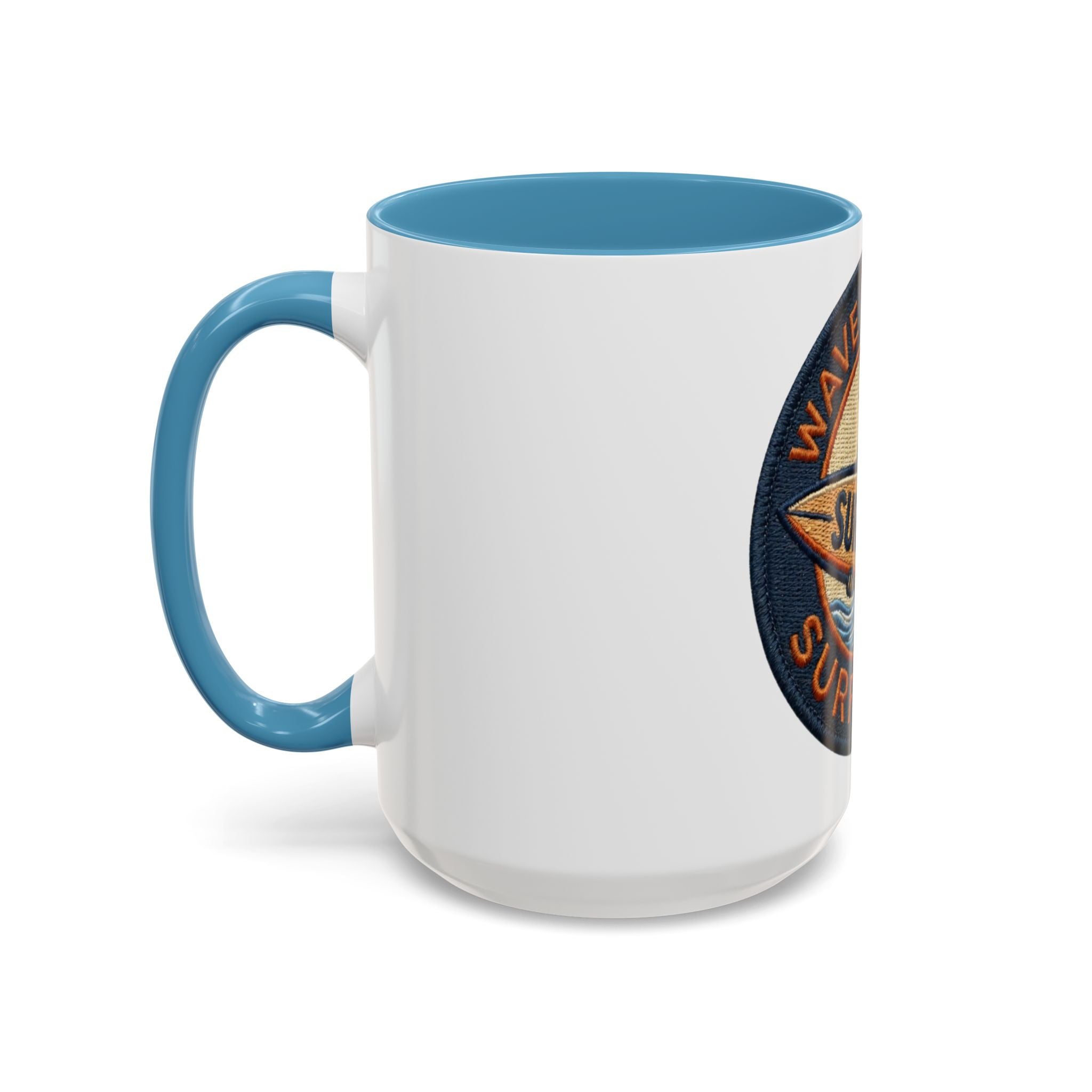 Surf's Up Wave Hunters Coffee Mug — Retro Surfin' USA Accent Mug