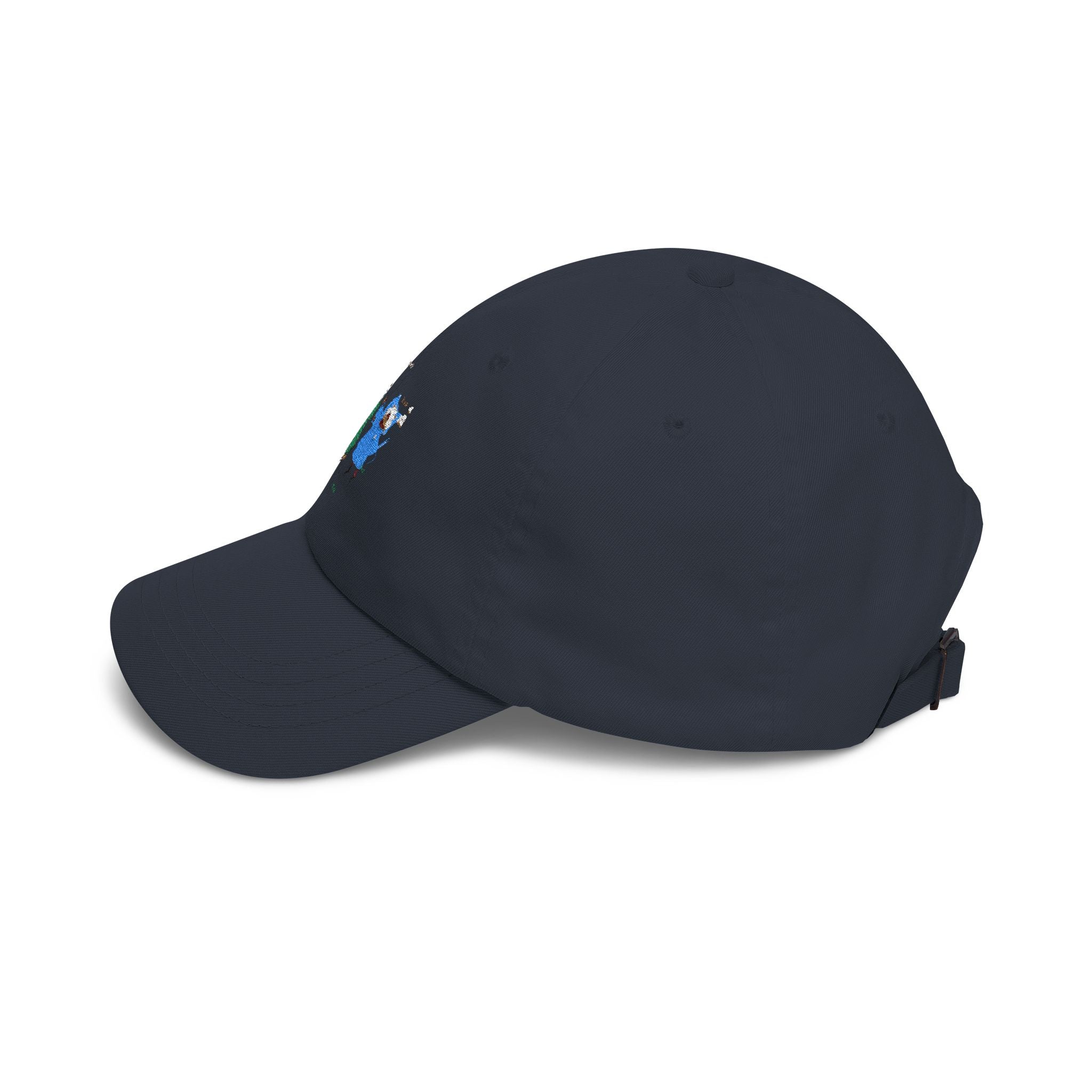 Dad Cap — Cute Watercolor Rain Kids Design (Blue & Green)