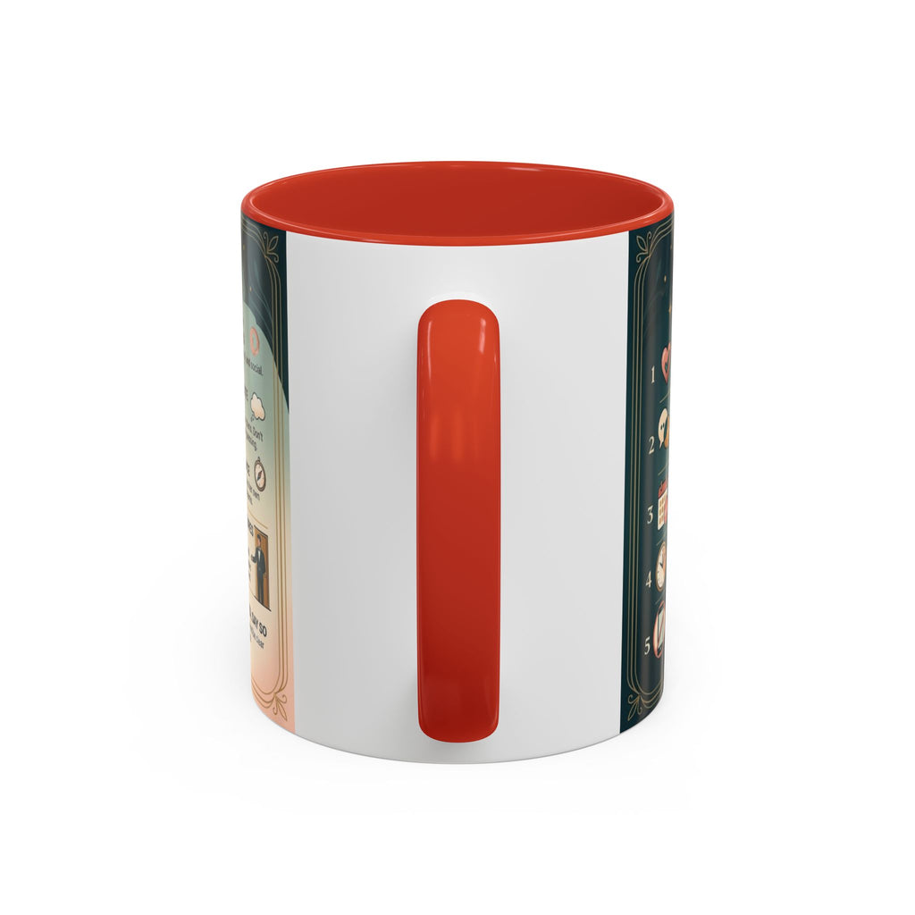 Coffee Mug - “10 Rules for Dating Her: A Modern Guide” Accent Ceramic Mug