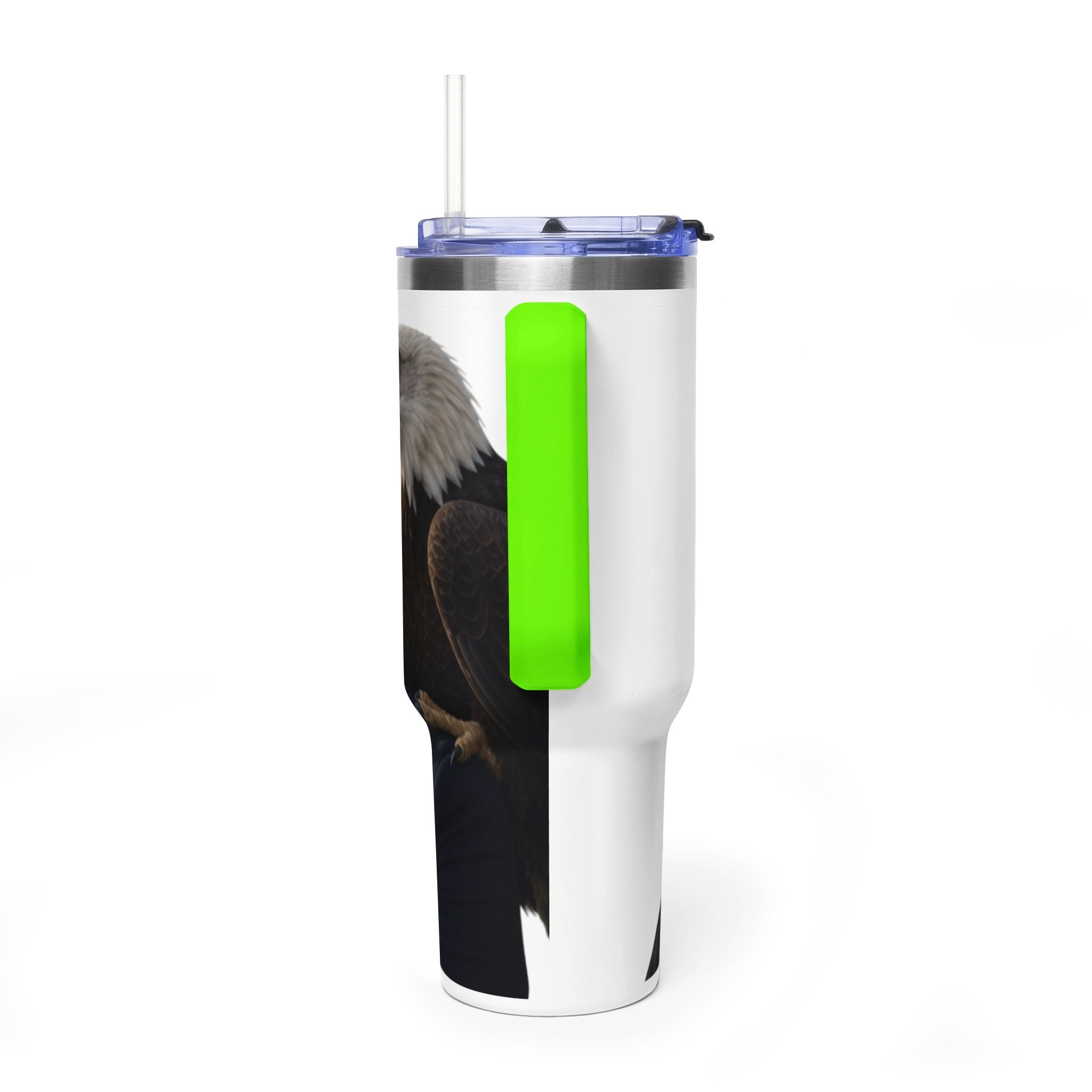 40oz Vacuum Tumbler — Thoughtful Portrait Travel Mug