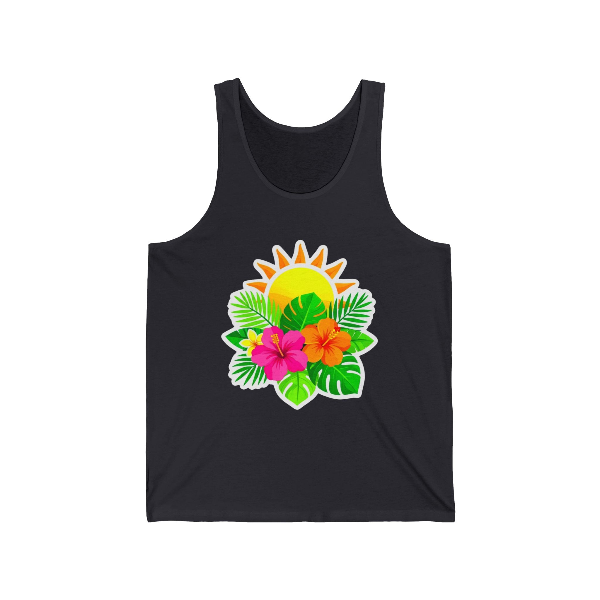 Tropical Sunset Tank Top — Hibiscus & Palm Beachwear