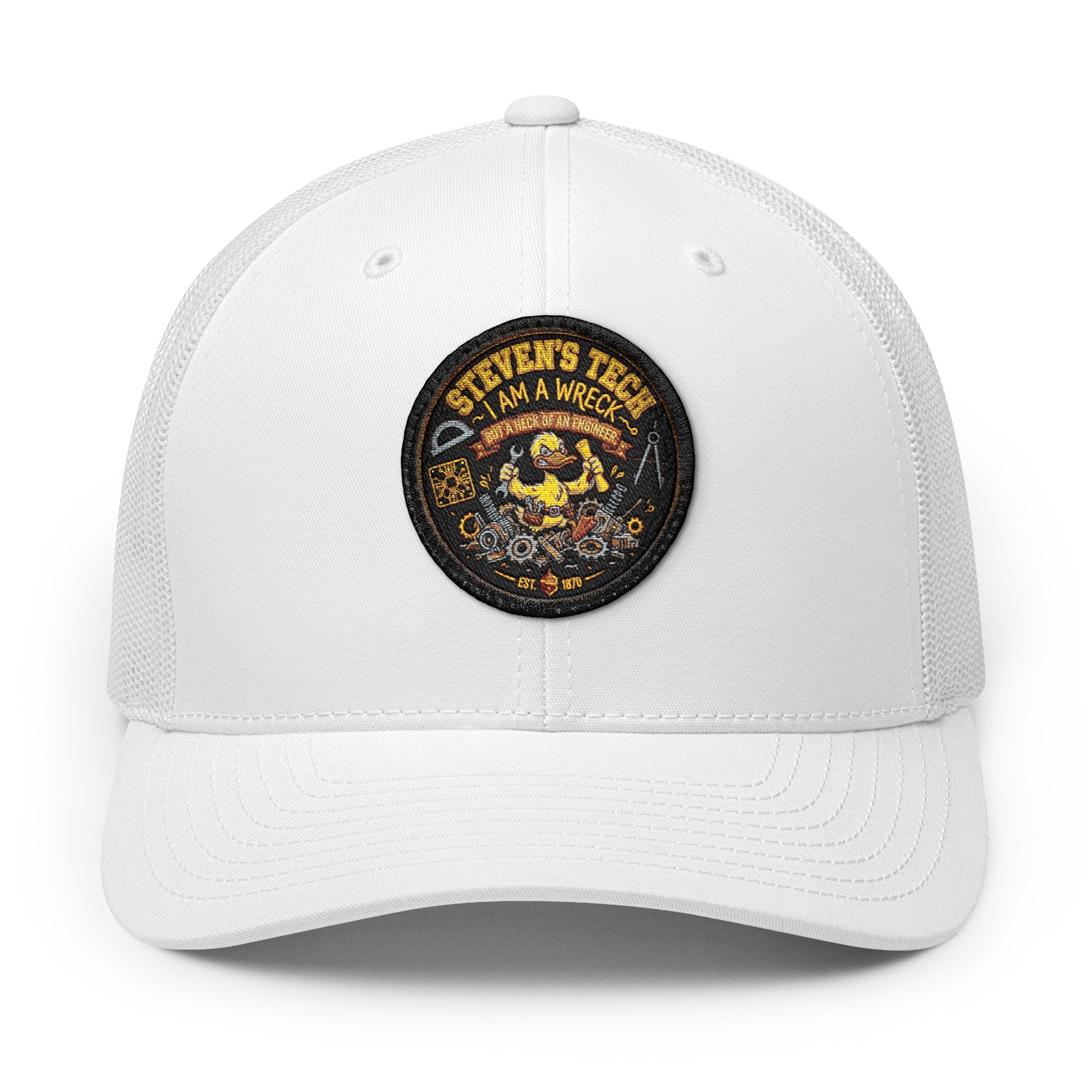 Snapback Trucker Cap with Patch (Embroidery)