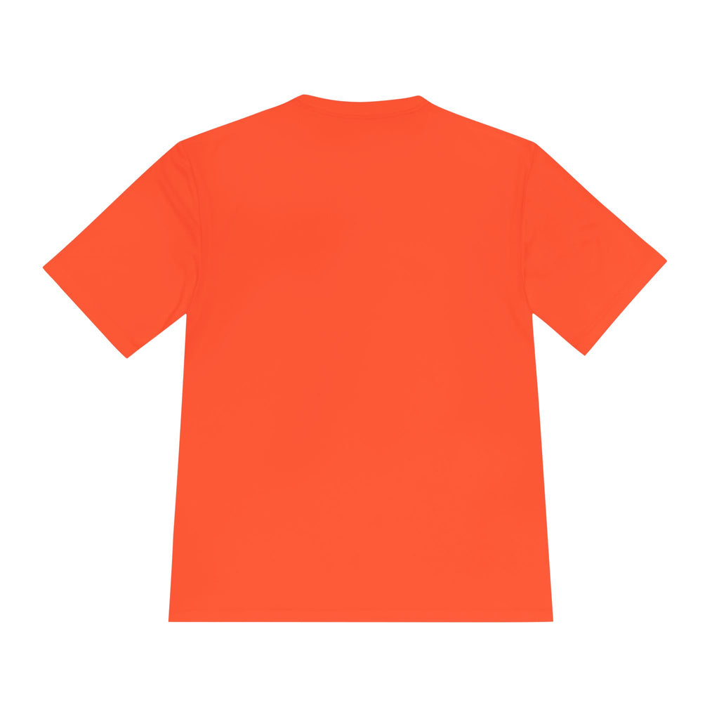 Wazup Colorblock Graphic Tee — Retro Pop 'Wazup' Moisture-Wicking Shirt