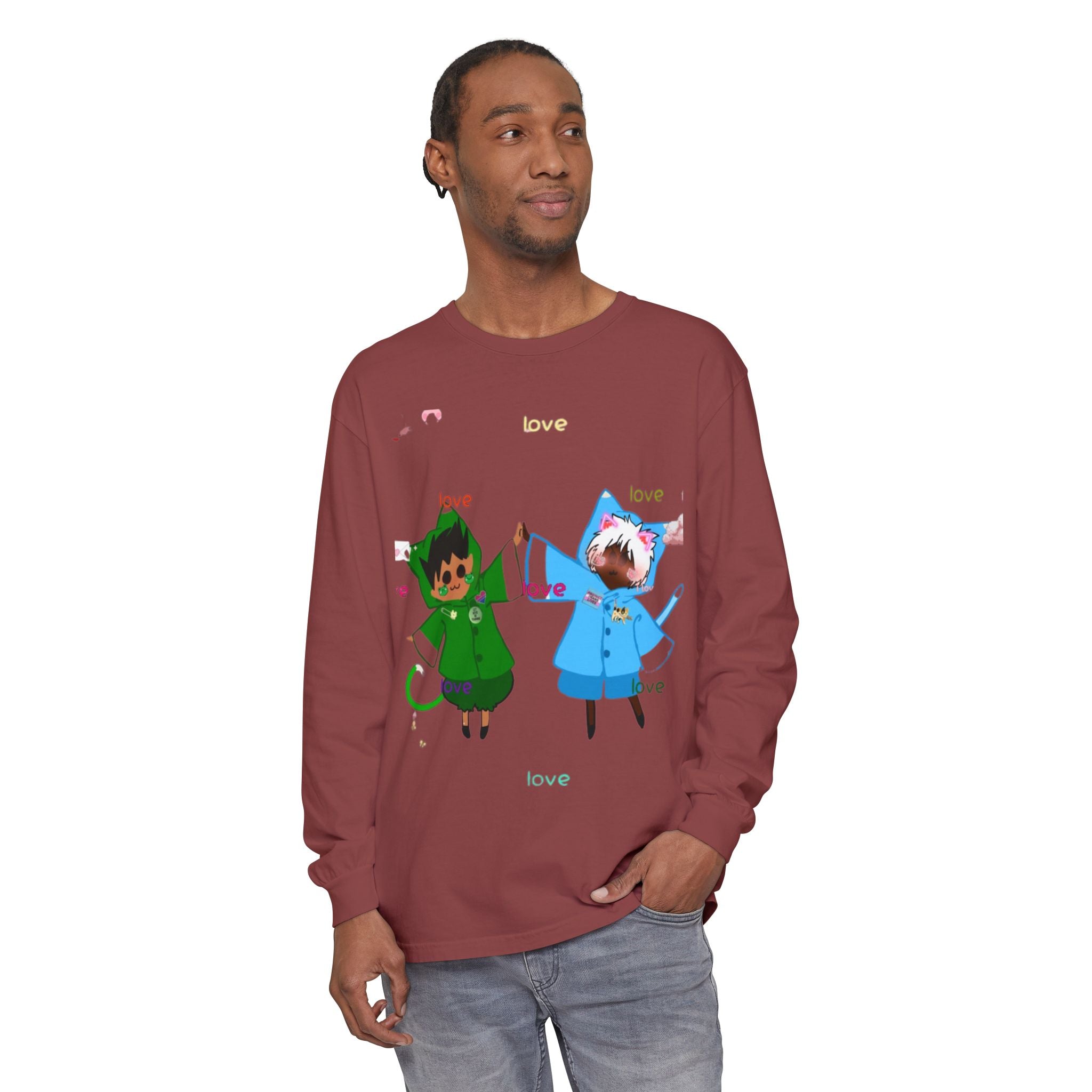 Unisex Garment-dyed Long Sleeve T-Shirt