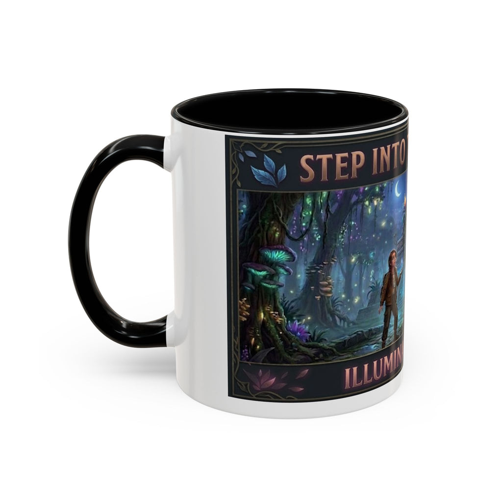 Mystical Adventure Coffee Mug — "Step Into the Unknown, Illuminate the Past"